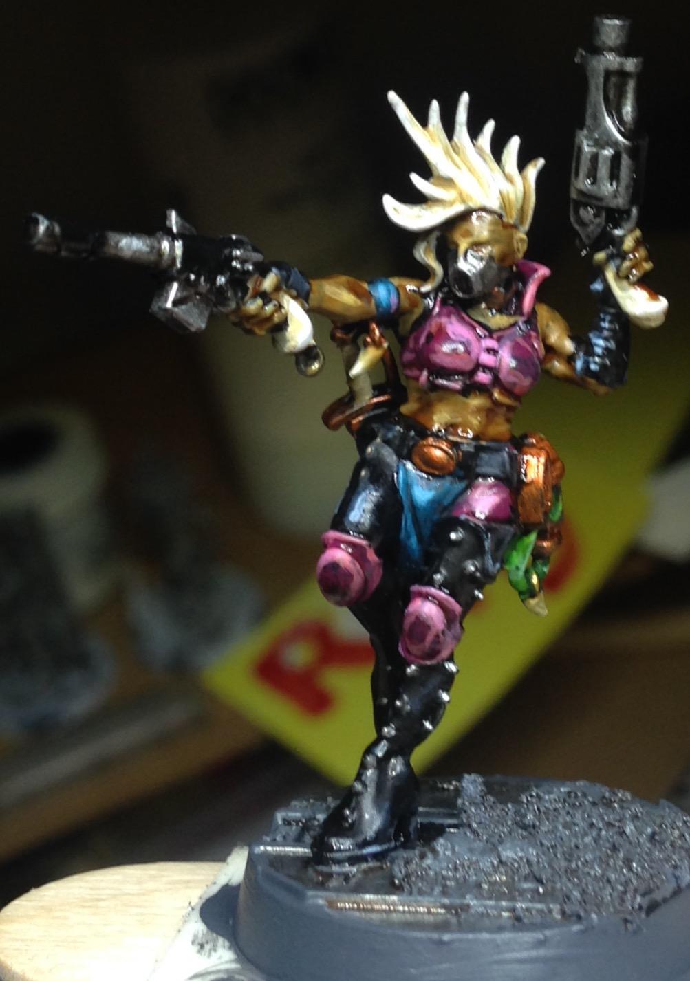 Escher, Necromunda, gunslinger1