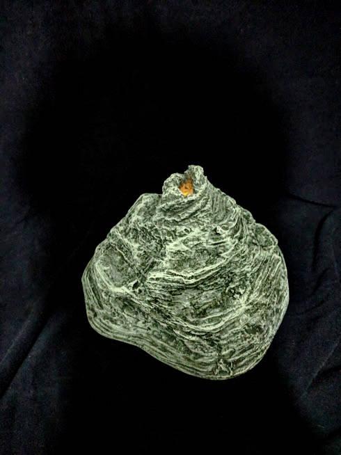 A LED volcano based off of a mountain casting