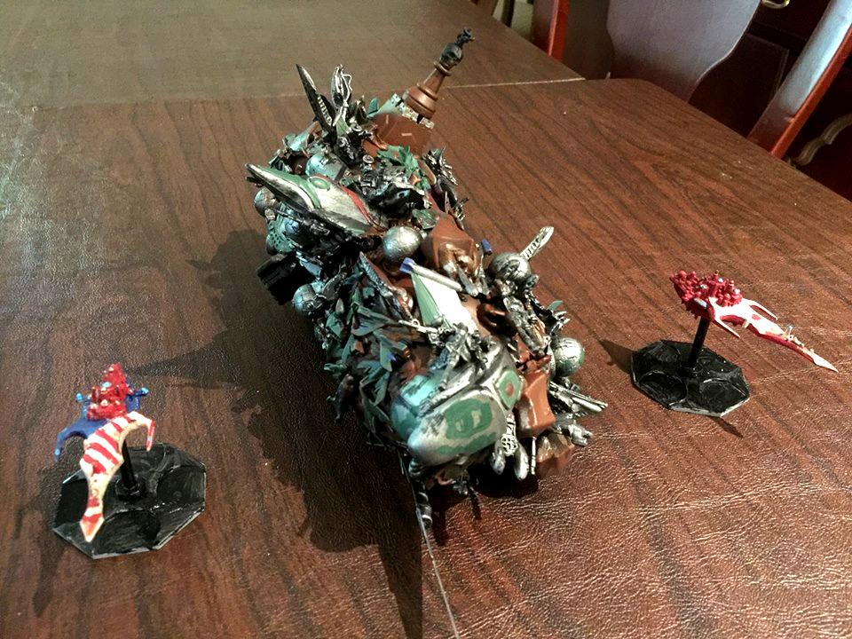 Battlefleet Gothic, Orks, Scratch Build, Space Hulk, Toy