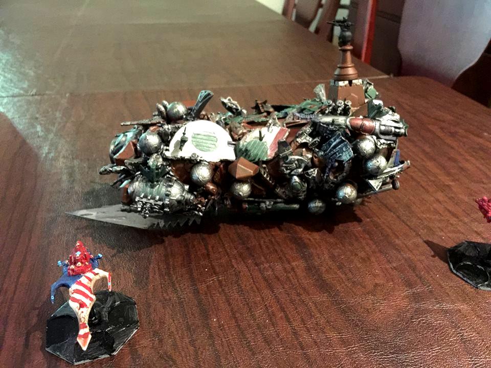 Battlefleet Gothic, Orks, Scratch Build, Space Hulk, Toy