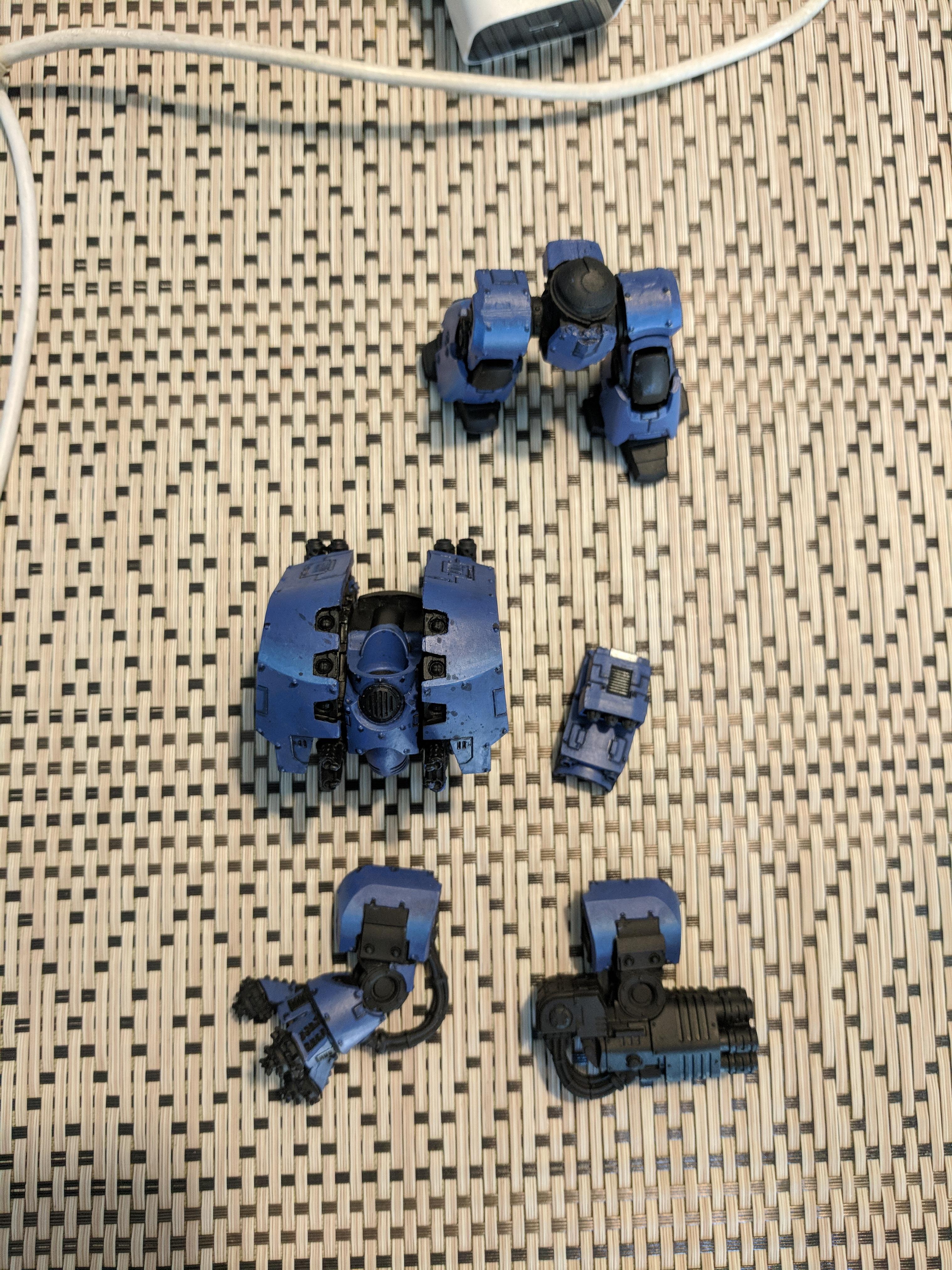 Dreadnought, Leviathan, Ultramarines, Work In Progress
