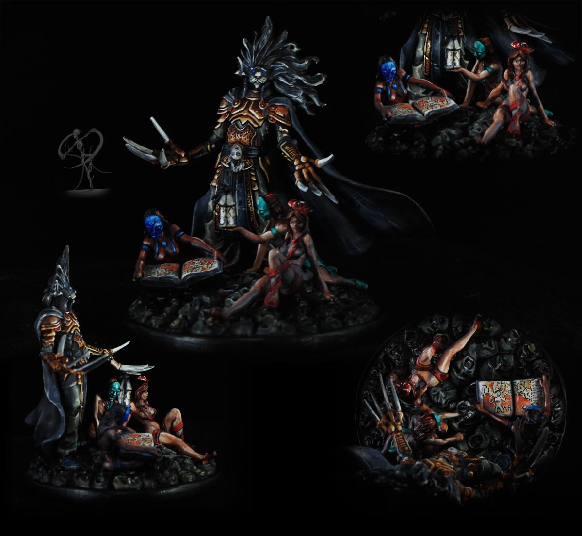 Kingdom Death, Knights, Monsters, Non-Metallic Metal, Object Source Lighting, Warhammer Fantasy