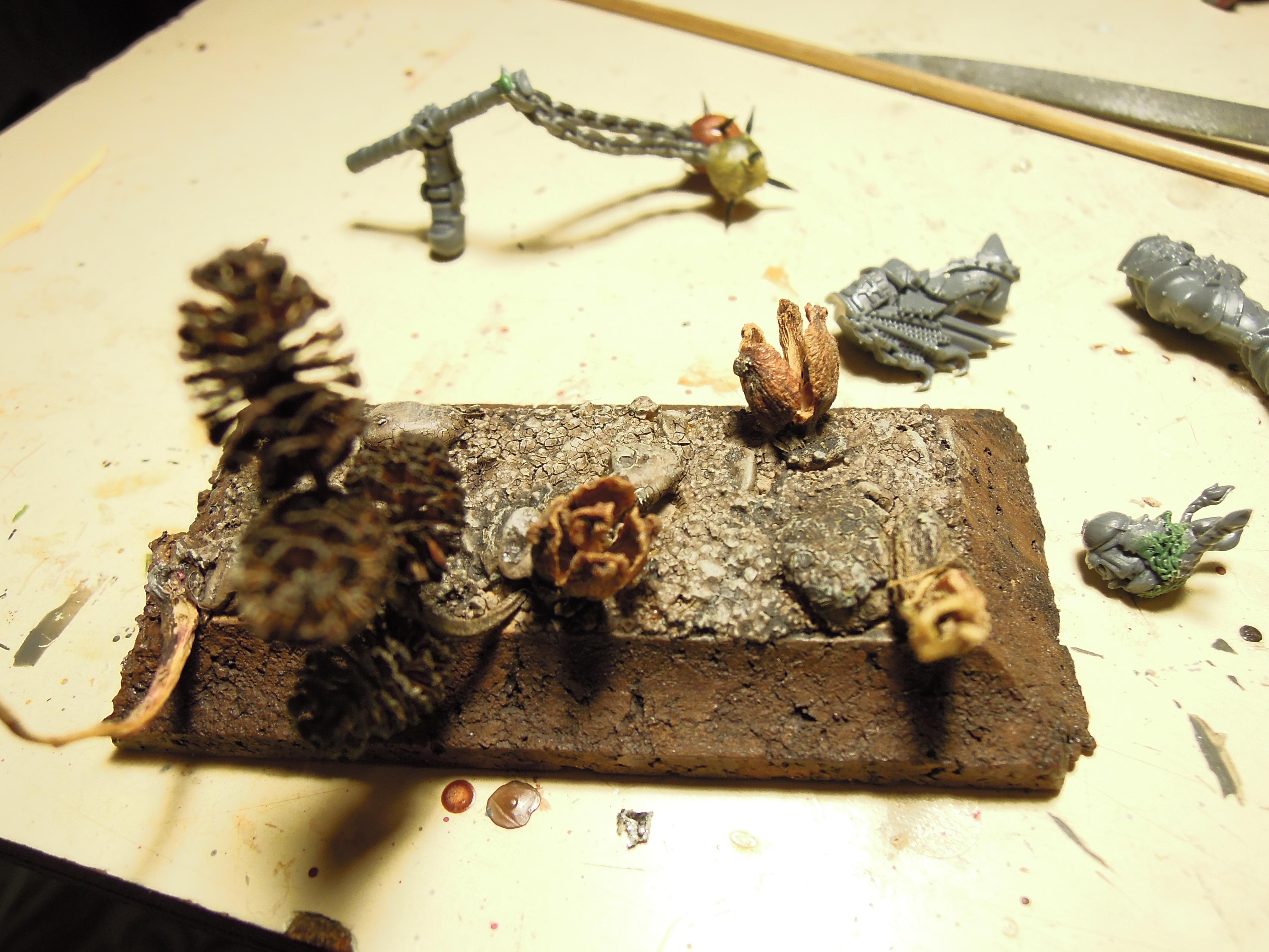 Age Of Sigmar, Base, Berserk, Berserkers, Berzerk, Berzerker, Blades Of Khorne, Blood For The Blood God, Chaos, Conversion, Infantry, Khorne, Khorne Bloodbound, Skulls For Skull Throne, Terrain, Warhammer Fantasy, Work In Progress