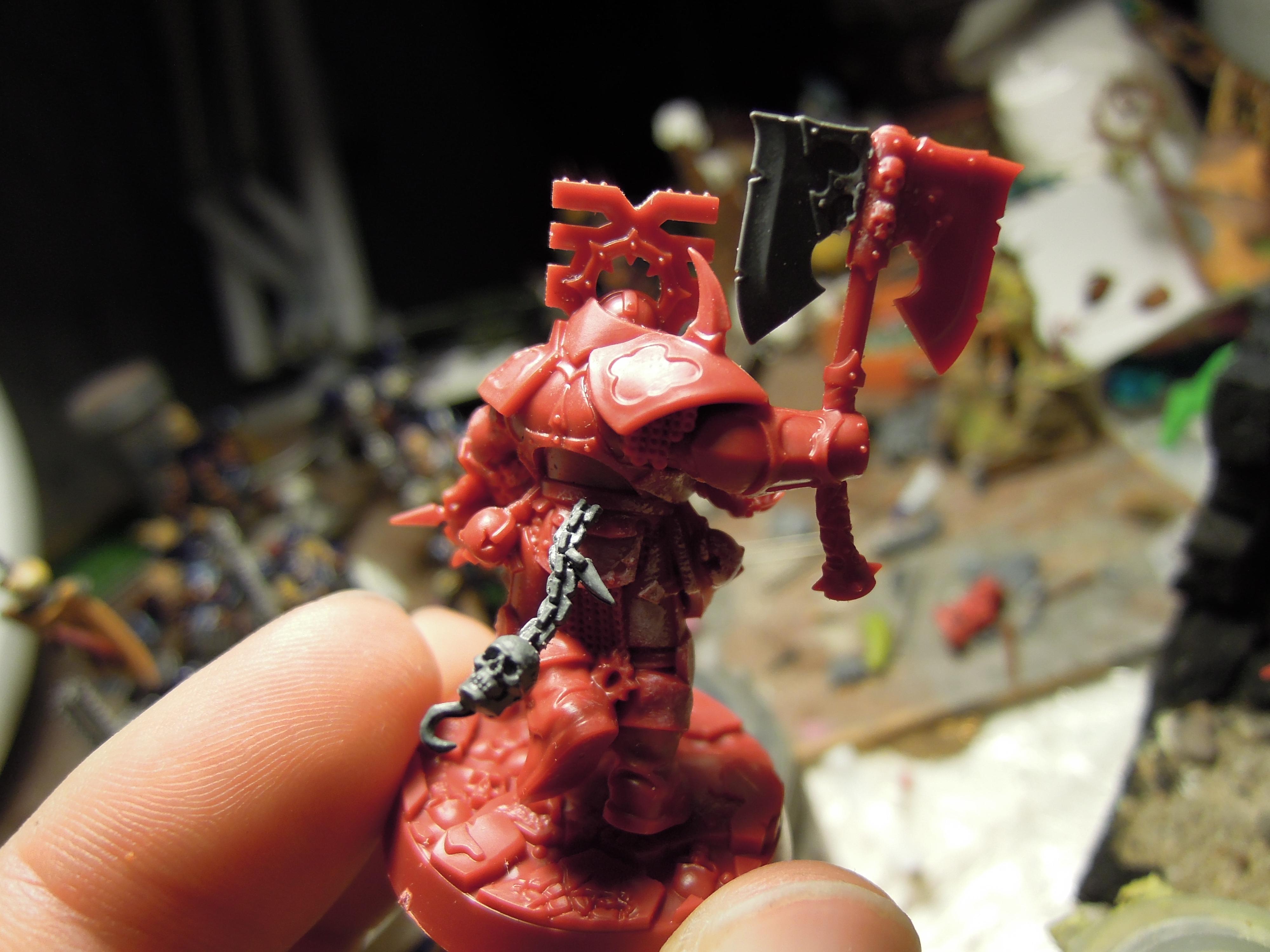 Age Of Sigmar, Axe, Berserk, Berserkers, Berzerk, Berzerker, Blades Of Khorne, Blood For The Blood God, Blood Warrior, Chaos, Conversion, Goreaxe, Infantry, Khorne, Khorne Bloodbound, Magore's Fiends, Poleaxe, Shadespire, Skulls For Skull Throne, Trophy, Warhammer Fantasy, Work In Progress, Zharkus The Bloodsighted