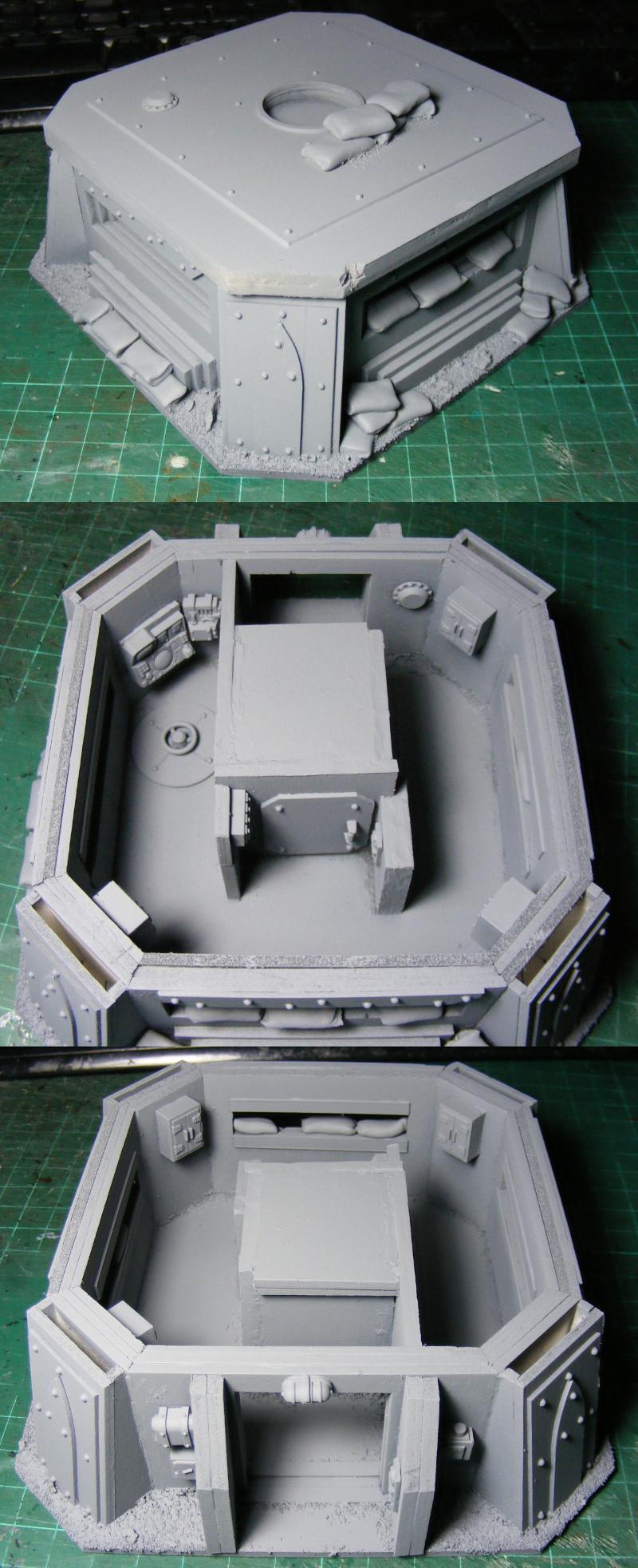 Bunker ready to paint