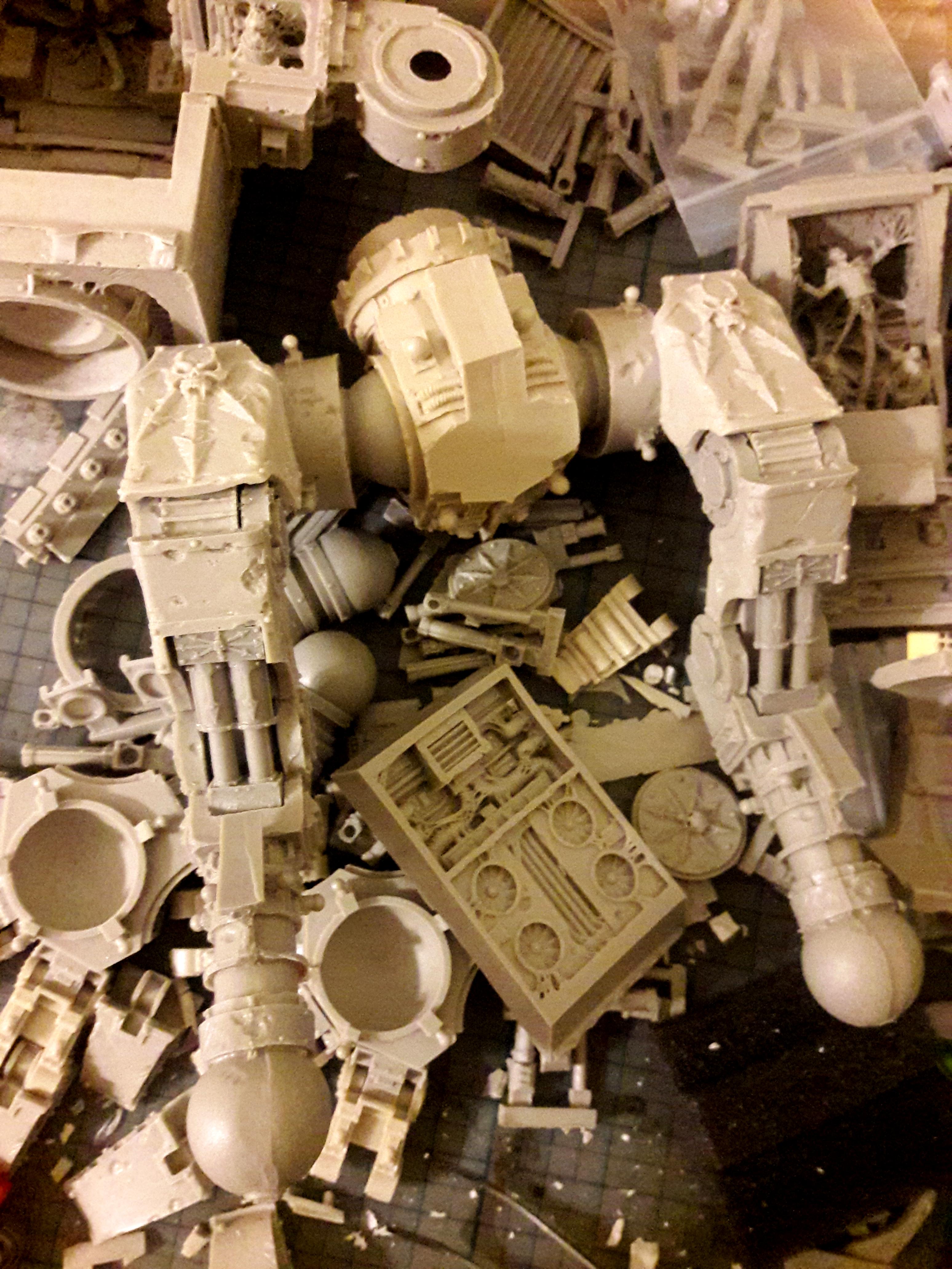 Chaos Warhound Titan, Legio Mortis, Titan