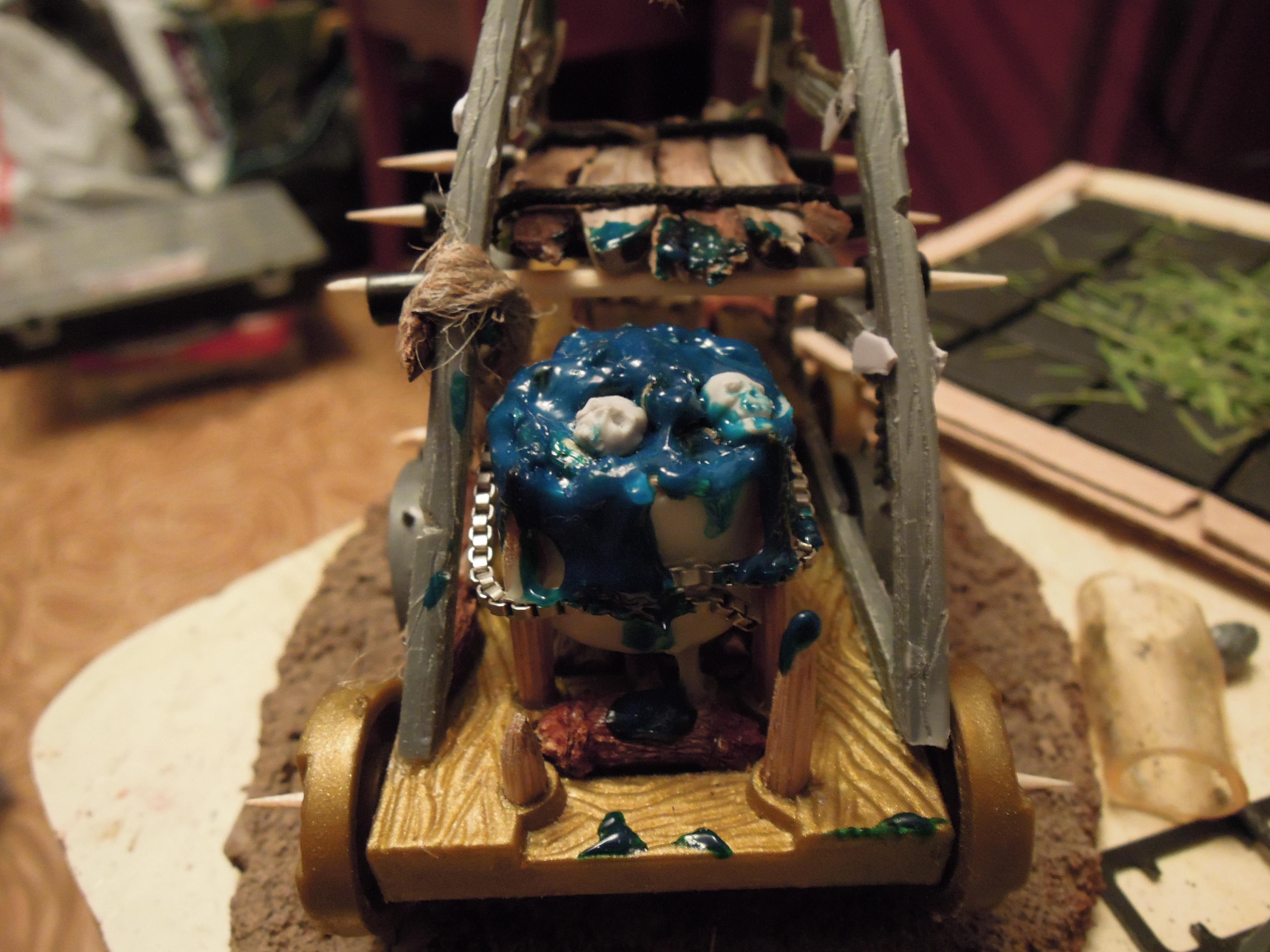 Age Of Sigmar, Catapult, Chaos, Conversion, Disease, Pestilence, Plague, Plague Monks, Plagueclaw, Rats, Scratch Build, Siege Engine, Skaven, Sprue, Technolog, Tehnolog, Warhammer Fantasy, Work In Progress