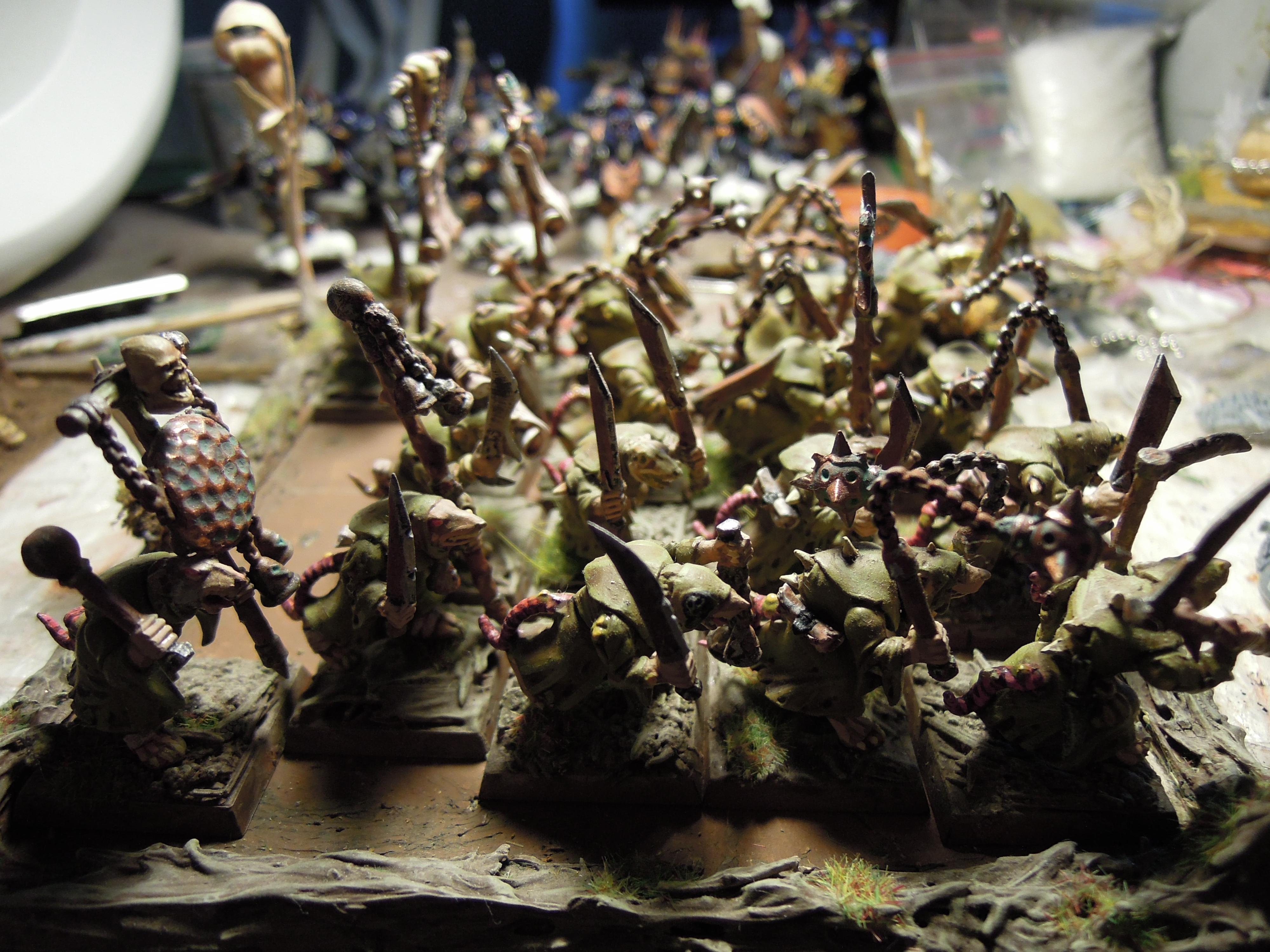 Age Of Sigmar, Chaos, Conversion, Disease, Pestilence, Plague, Plague Monks, Rats, Regiment, Skaven, Warhammer Fantasy, Work In Progress