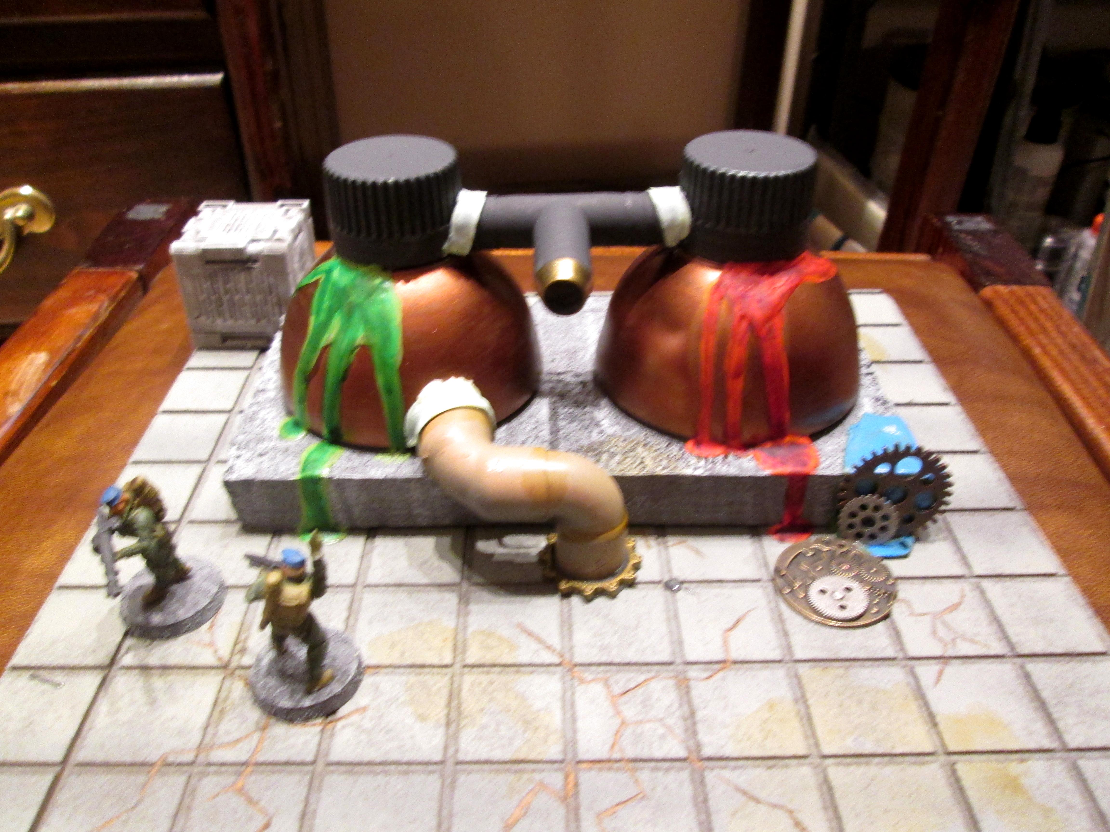 Industrial, Necromunda, Promethium, Terrain, Works