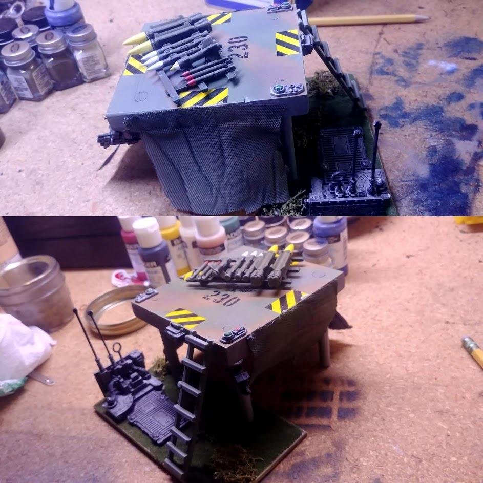Kitbash, Terrain, From Scratch Aviation Resupply Point