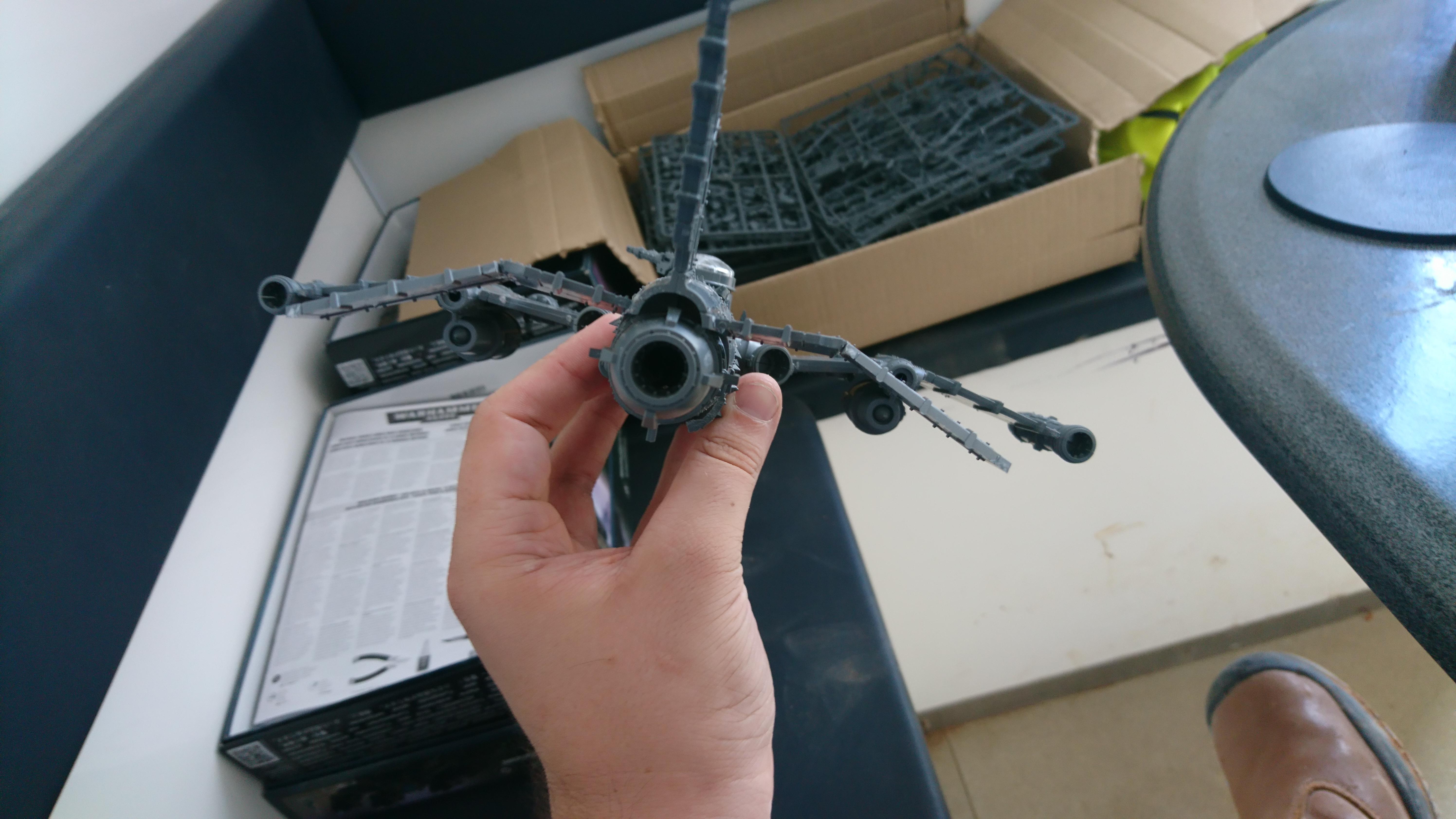 Bomber, Conversion, Dakka Dakka, Dakka Jet, Jet, Kink, Kitbash, Orks, Warhammer 40,000, Warhammer Fantasy, Work In Progress