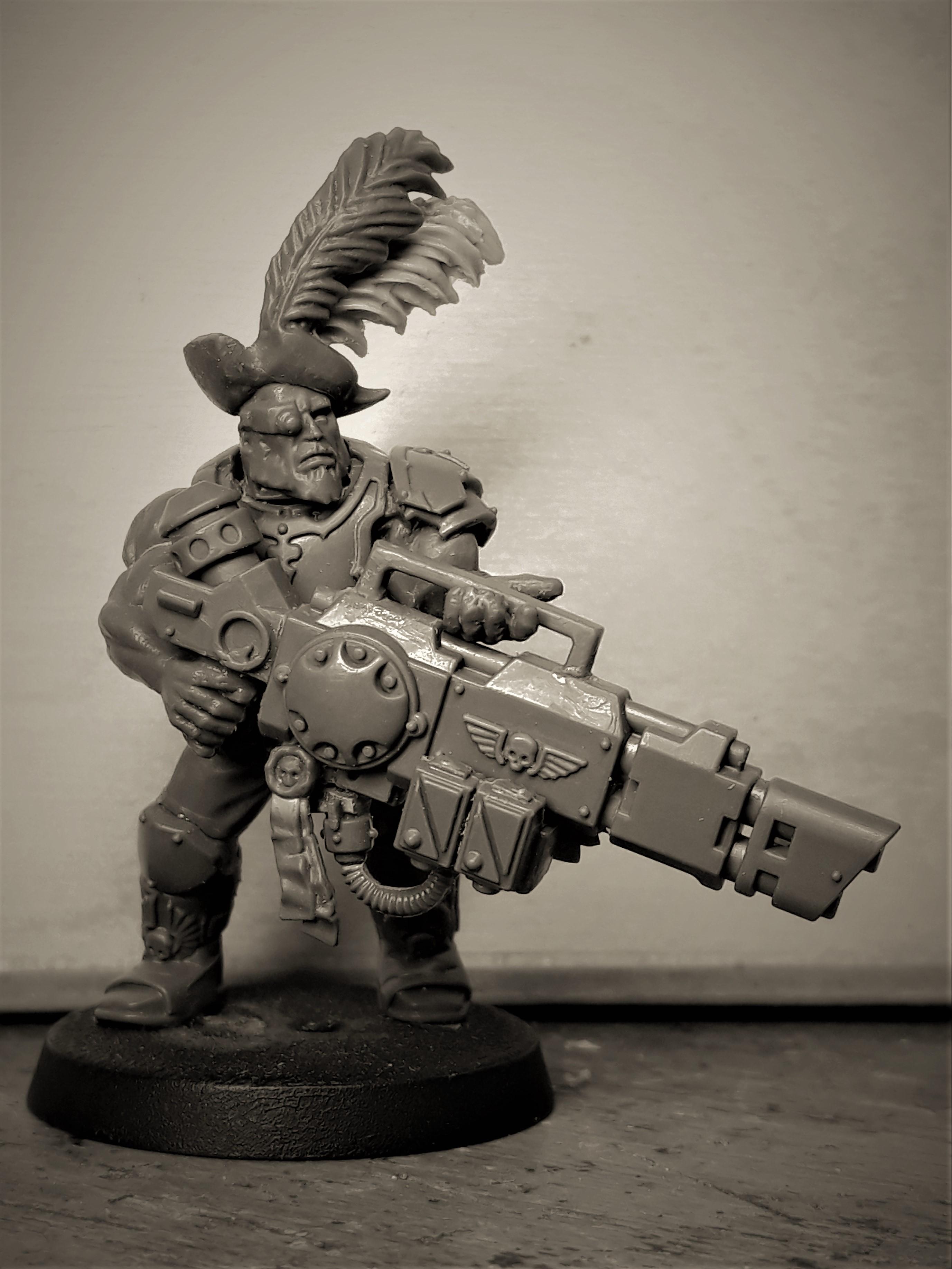 Astra Militarum, Conversion, Hot Shot Volley Gun, Imperial Guard, Kill Team, Kitbash, Militarum Tempestus, Scions