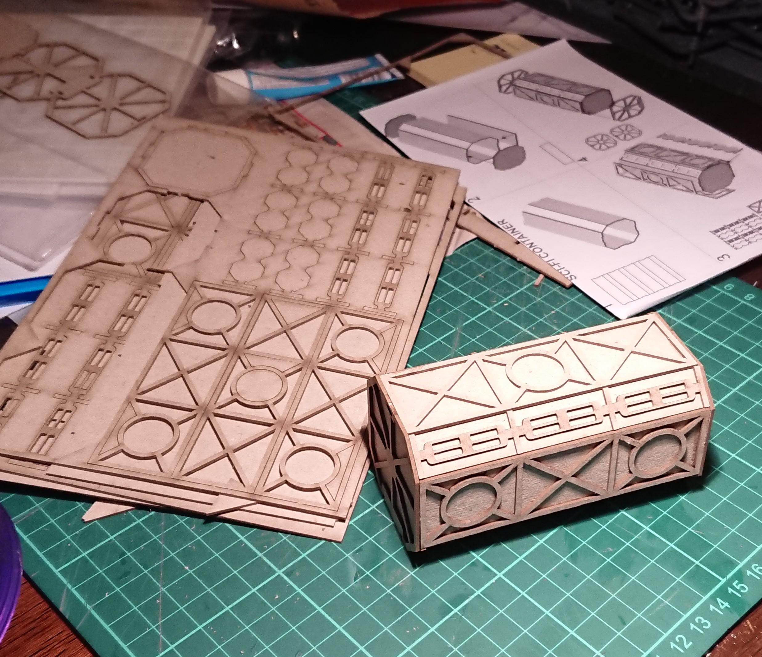 Scifi shipping container