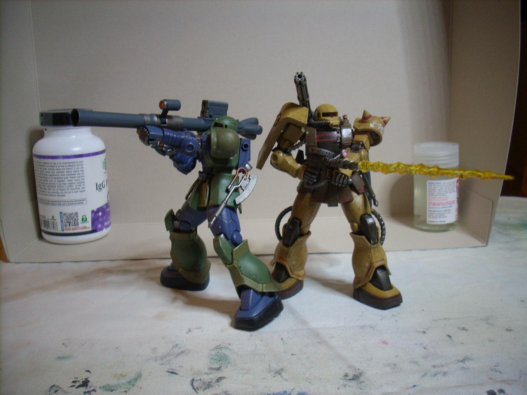 Gundam, Hg, Hguc, Mobile Suit, Msg, Origin, Shadowsanddust, Zaku, Zaku I