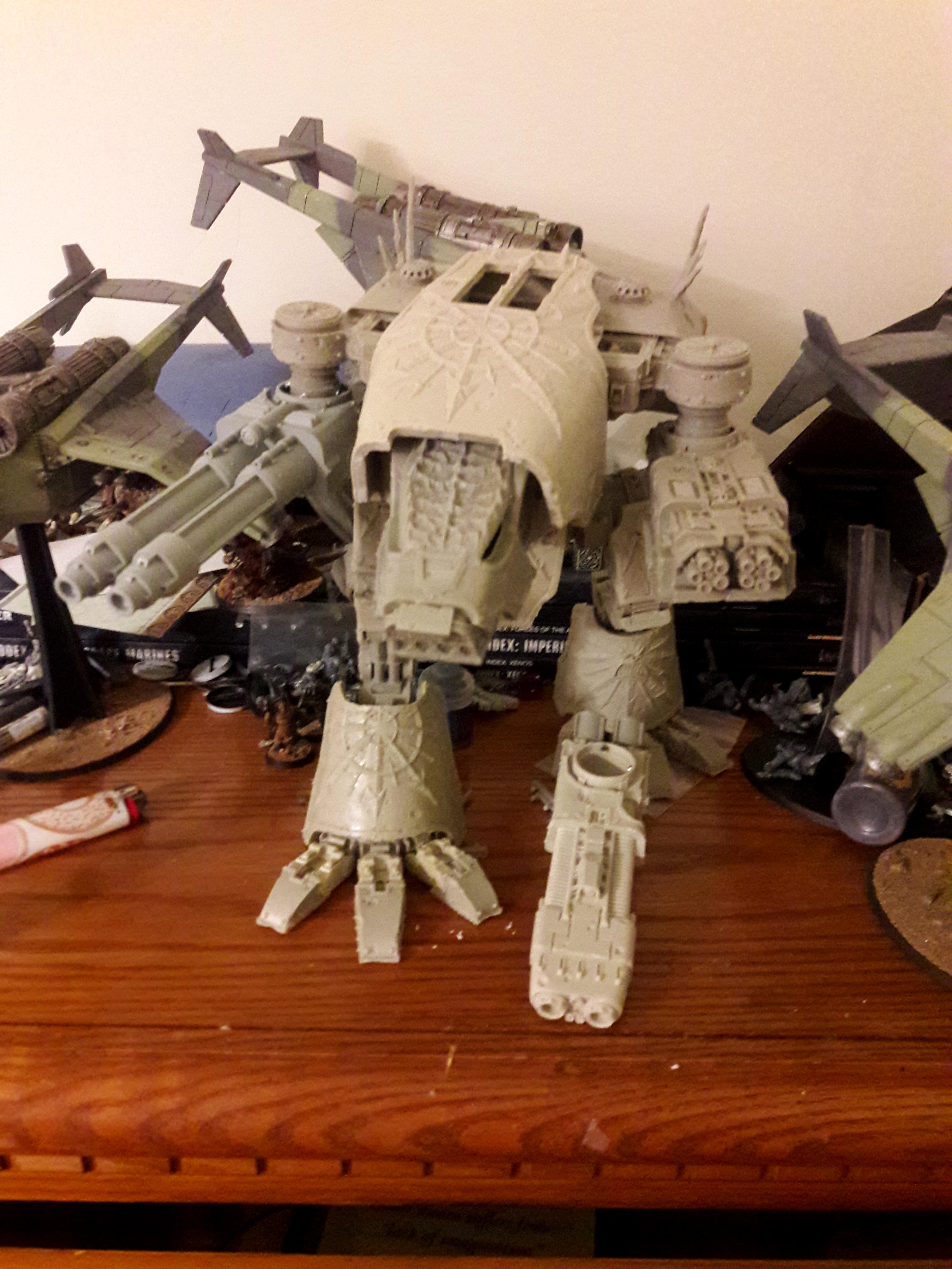 Chaos Warhound Titan, Legio Mortis, Titan