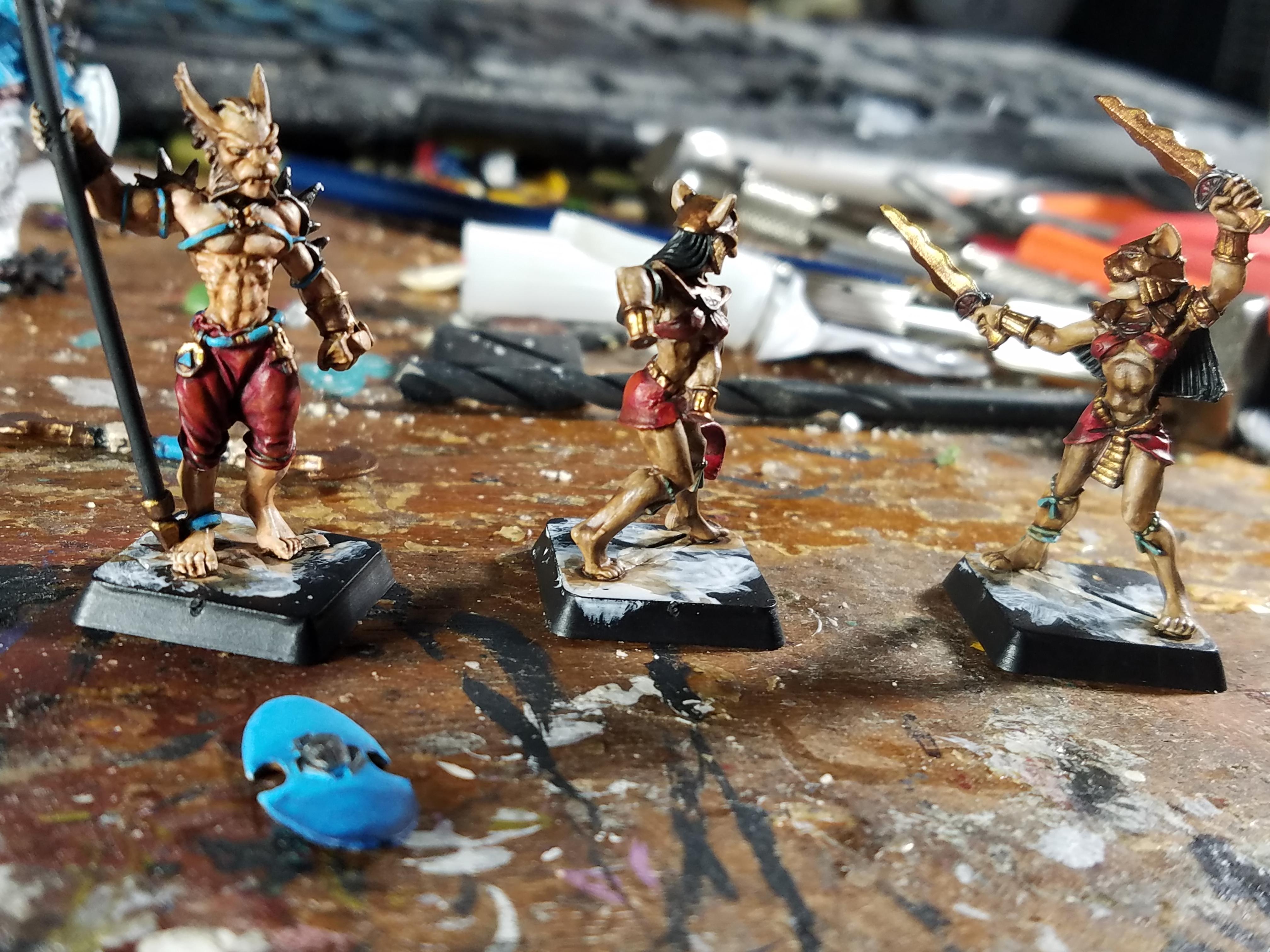 Basti, Characters, Crocodile Games, Dakka Painting Challenge 2018, Partial Wash Painting, War Gods Of Aegyptus, Work In Progress