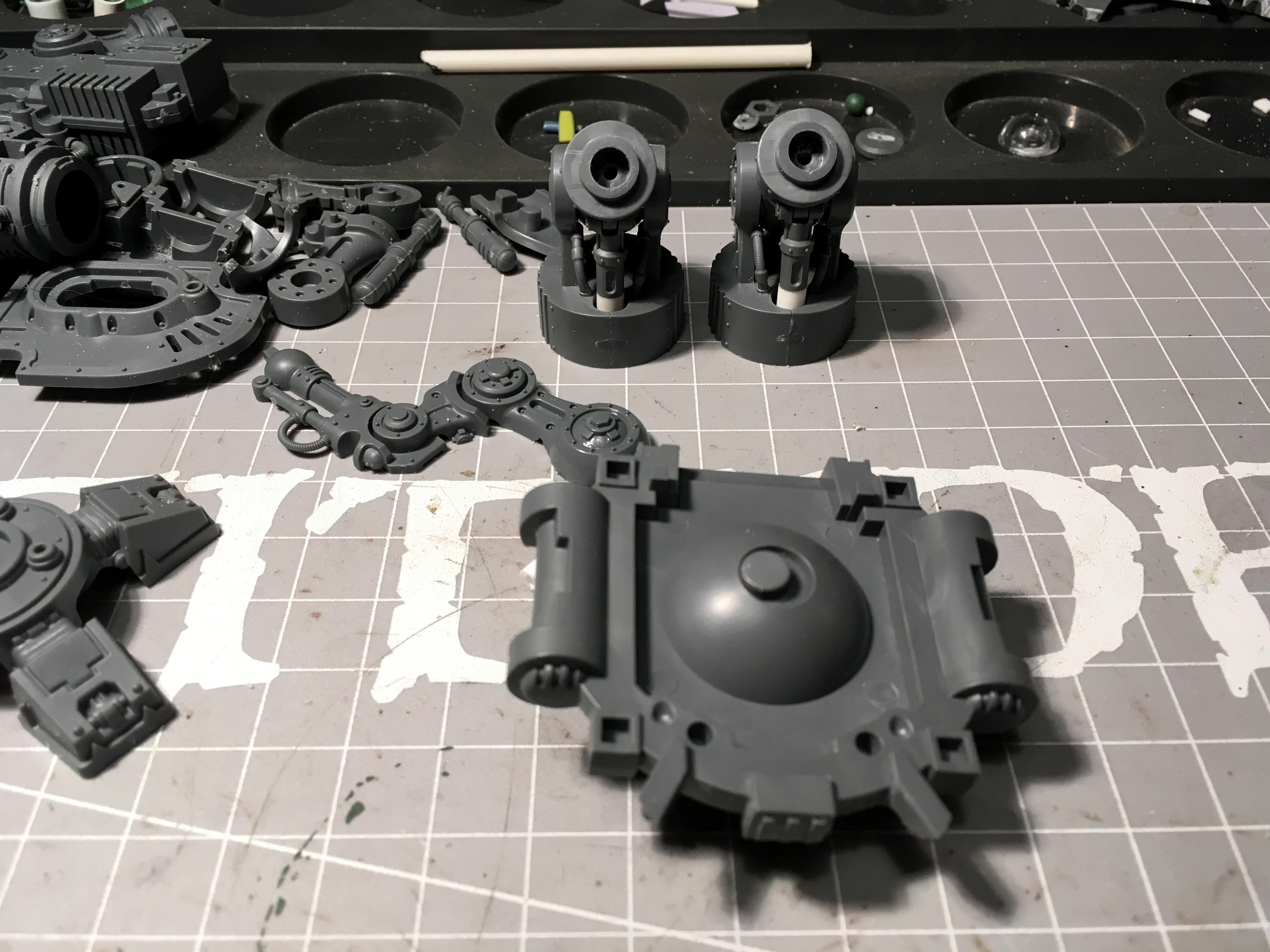 Imperial Knights, Magnetisation, Questoris, Warhammer 40,000, Work In Progress