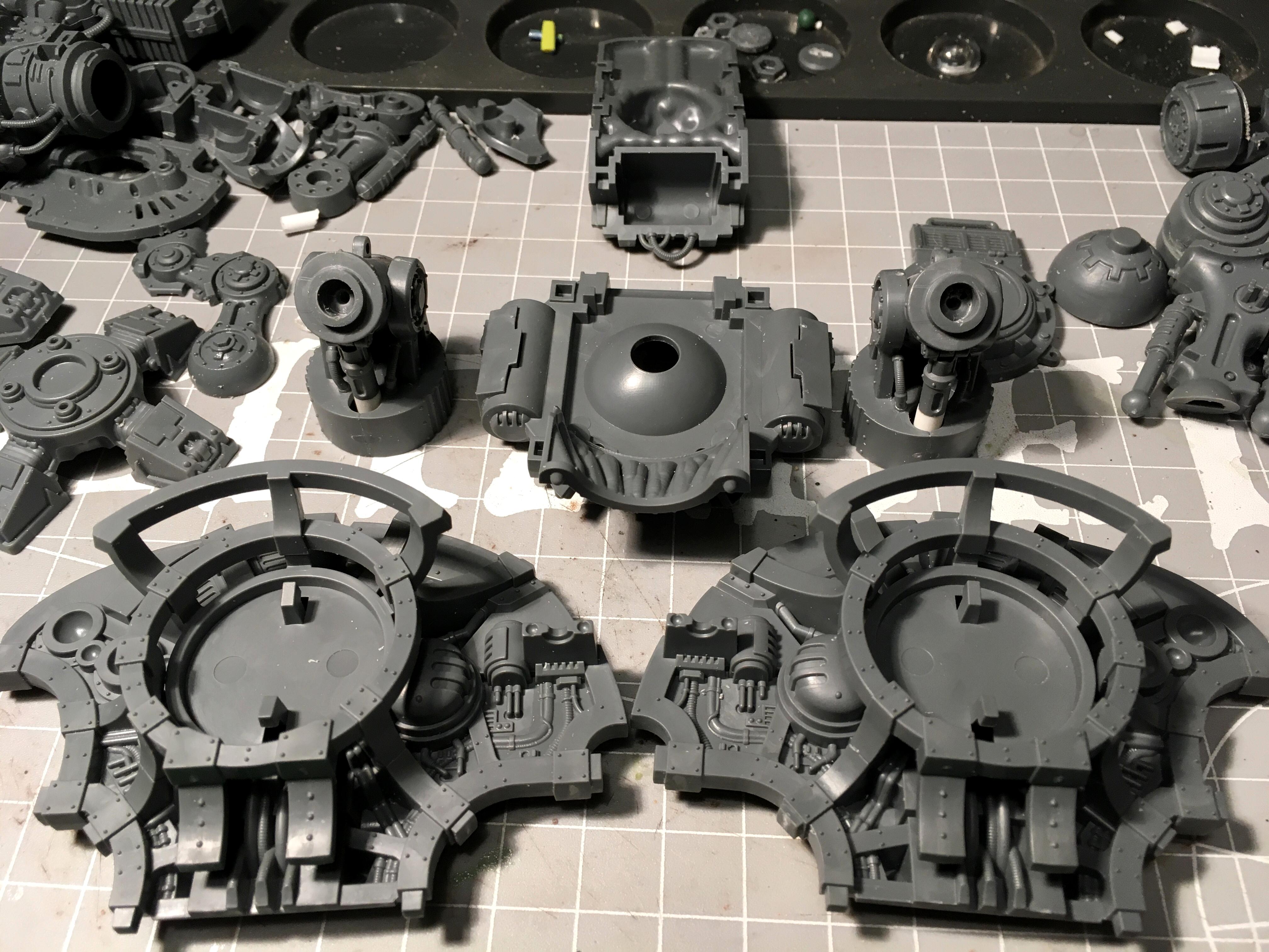 Imperial Knights, Questoris, Warhammer 40,000, Work In Progress