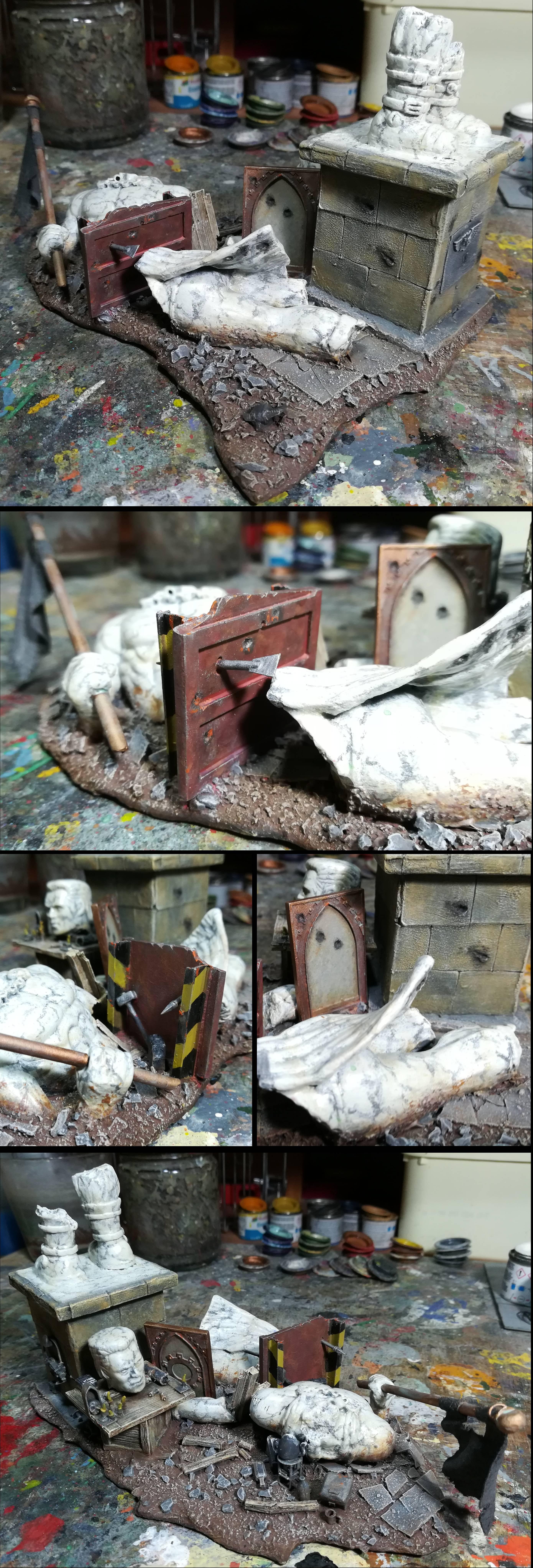 Statue pip 4; metals