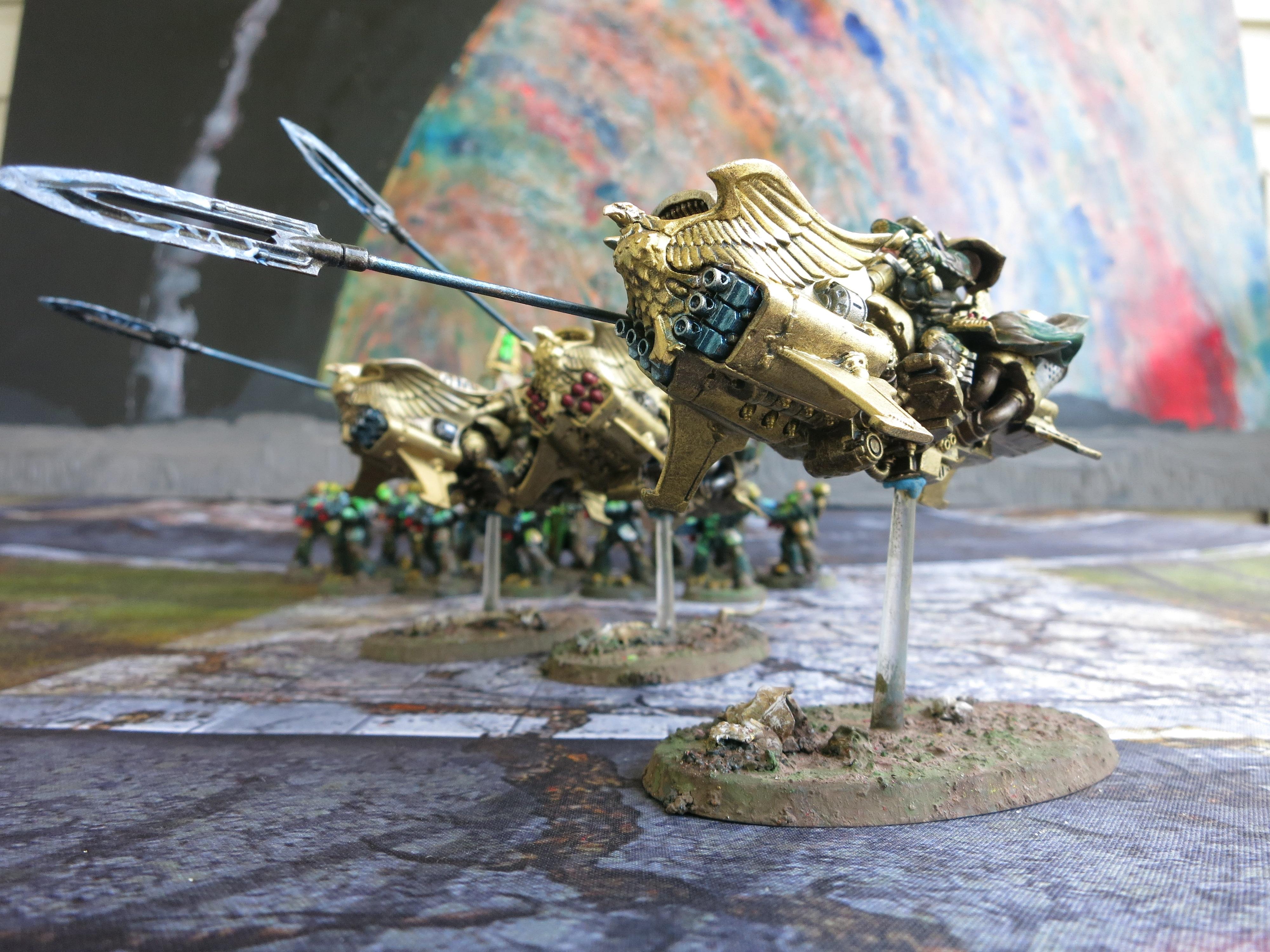 Adeptus Custodes, Adeptus Praetors, Dawneagle Jetbike, Shield Captain