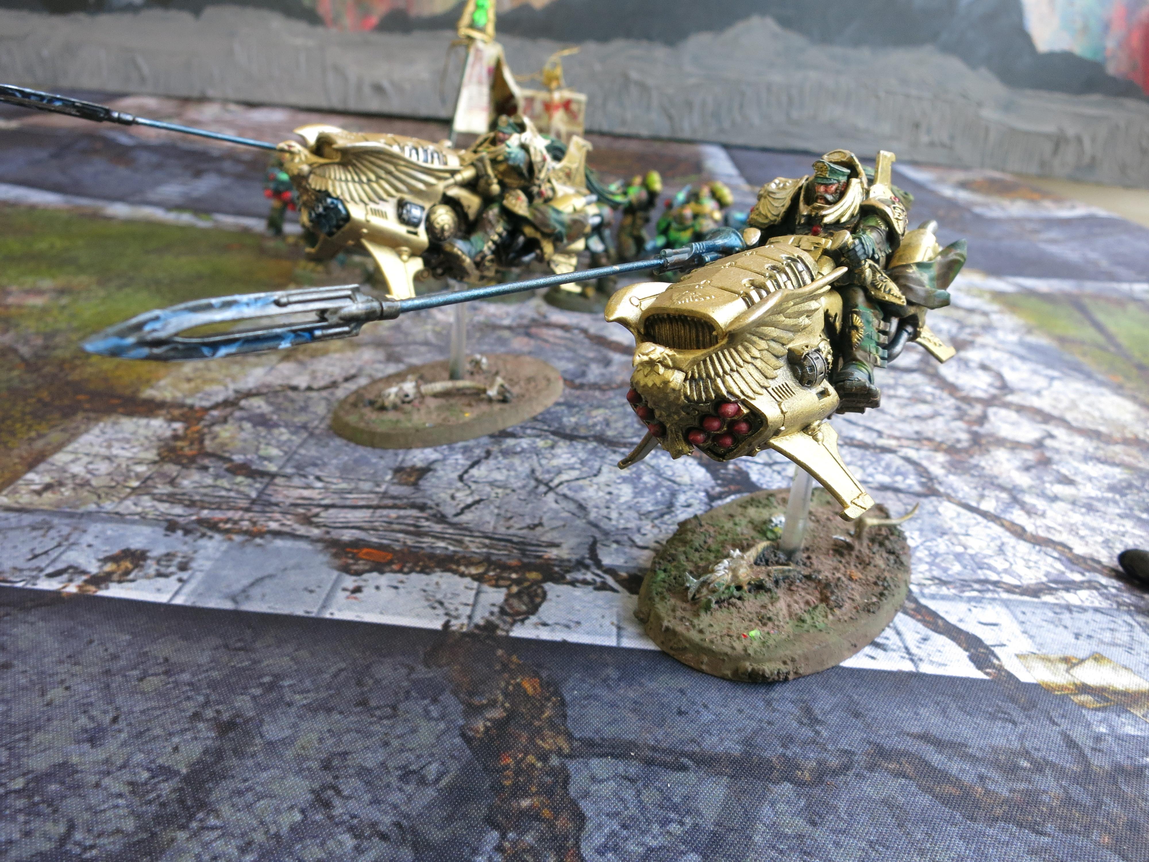 Adeptus Custodes, Adeptus Praetors, Dawneagle Jetbike, Shield Captain