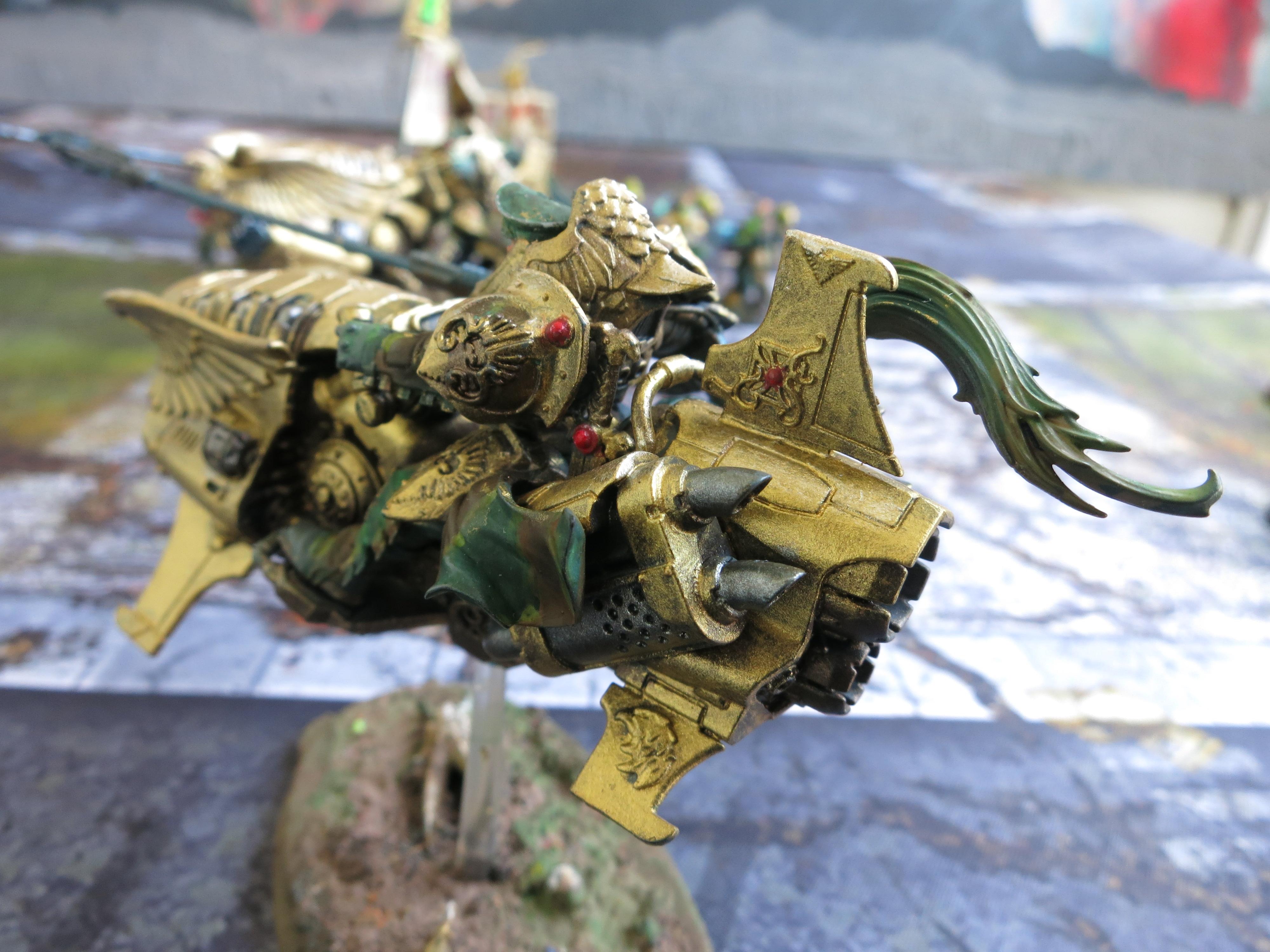 Adeptus Custodes, Adeptus Praetors, Dawneagle Jetbike, Shield Captain
