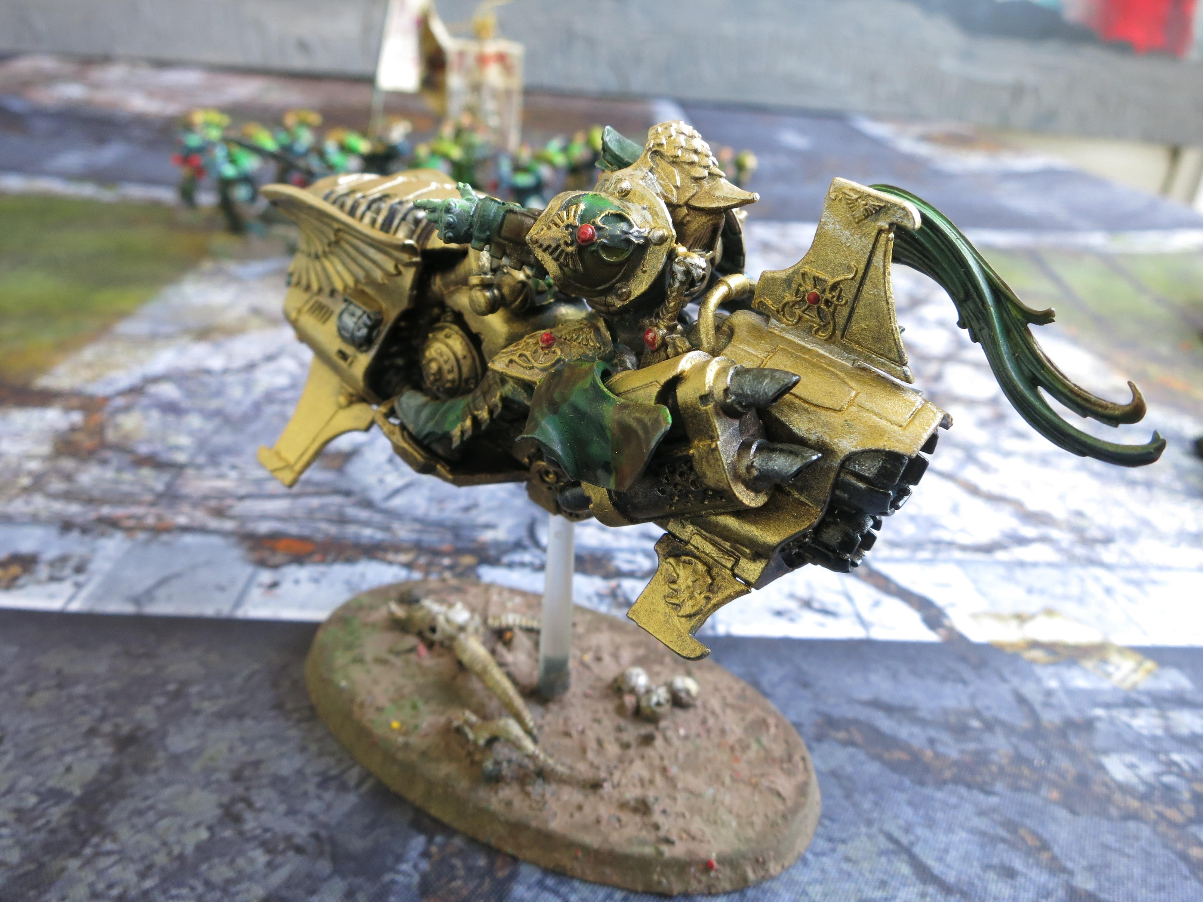 Adeptus Custodes, Adeptus Praetors, Dawneagle Jetbike, Shield Captain