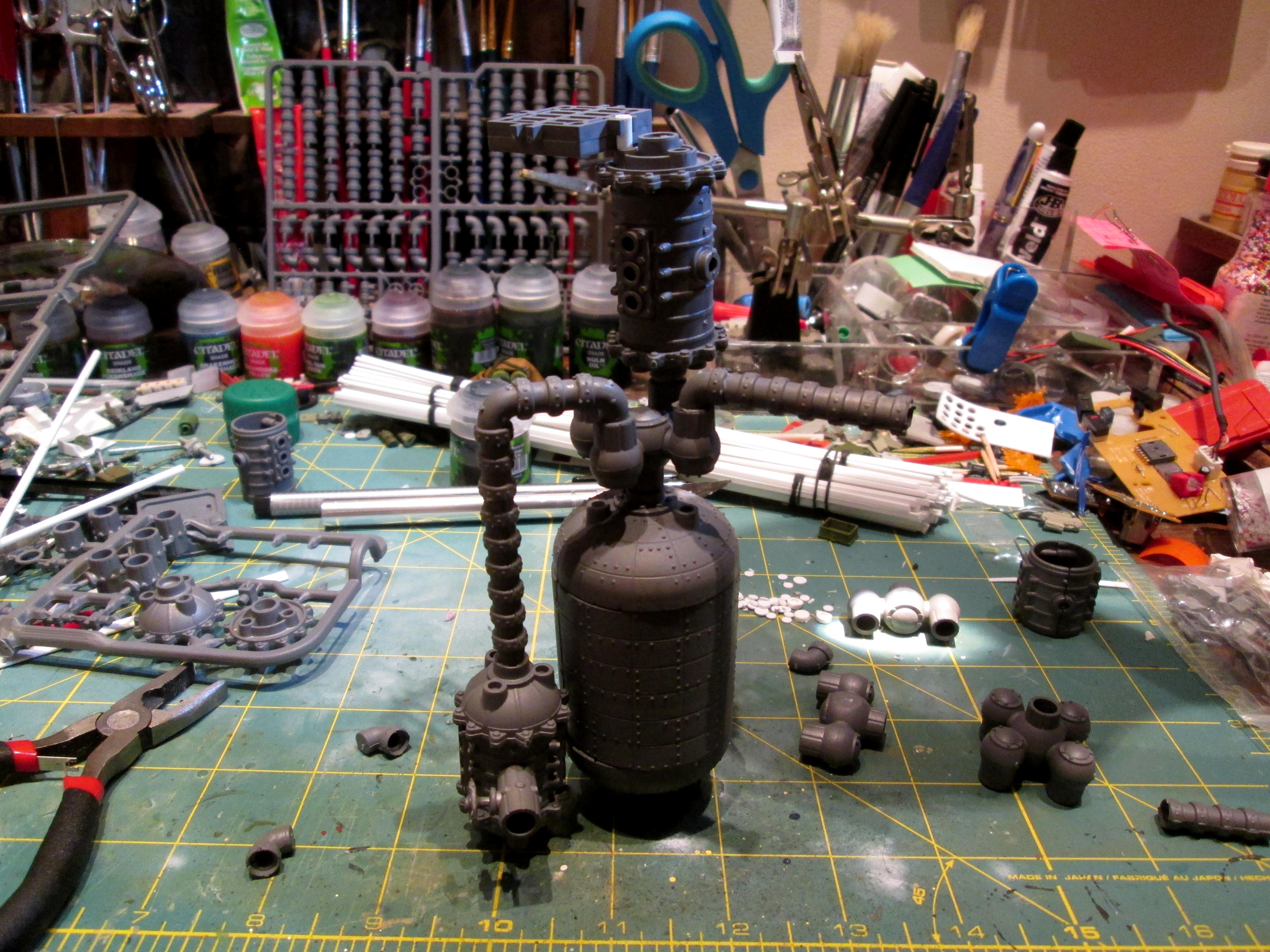 Industrial, Necromunda, Promethium, Terrain, Works