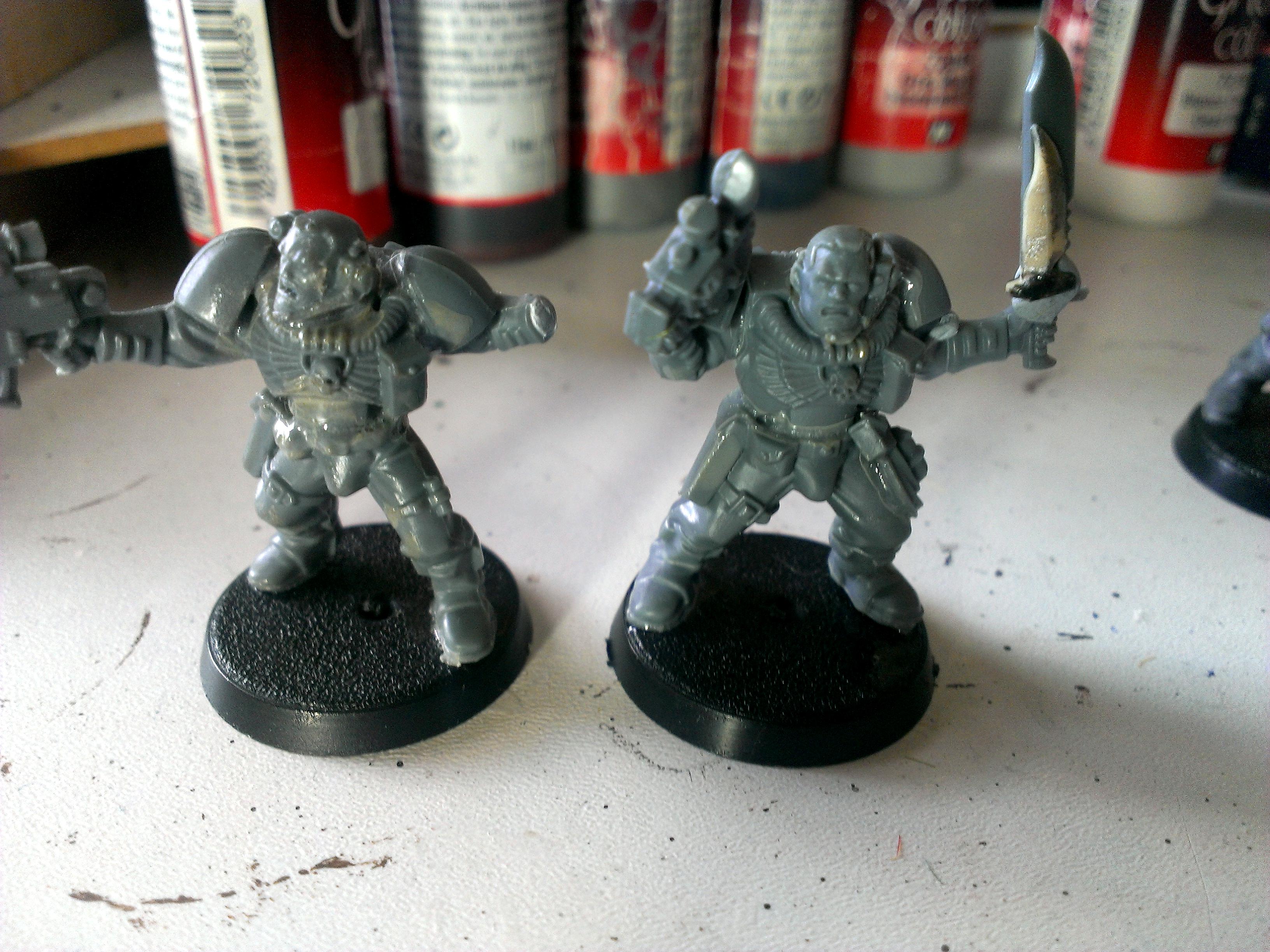 Kill Team, Scouts, Space Marines, Ultramarines, Work In Progress