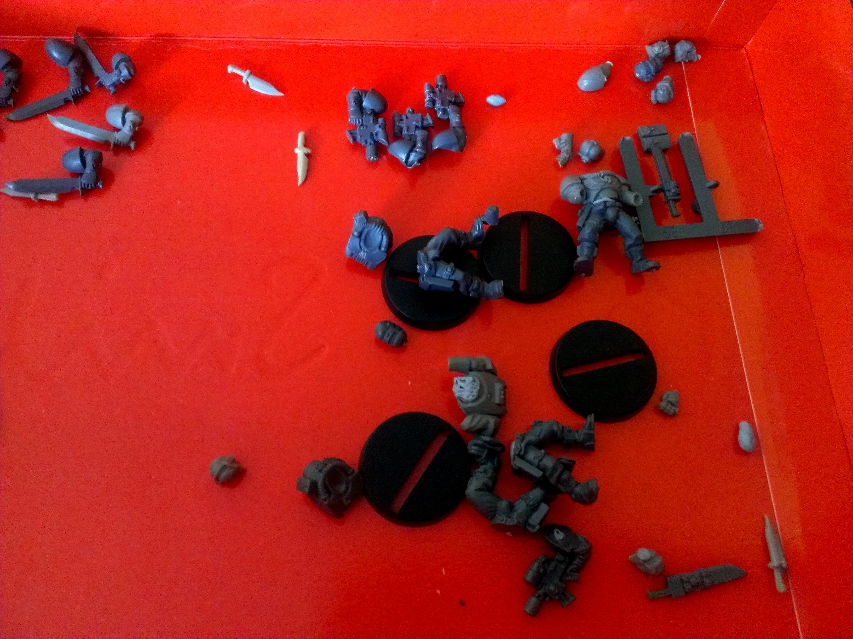 Kill Team, Scouts, Space Marines, Ultramarines, Work In Progress