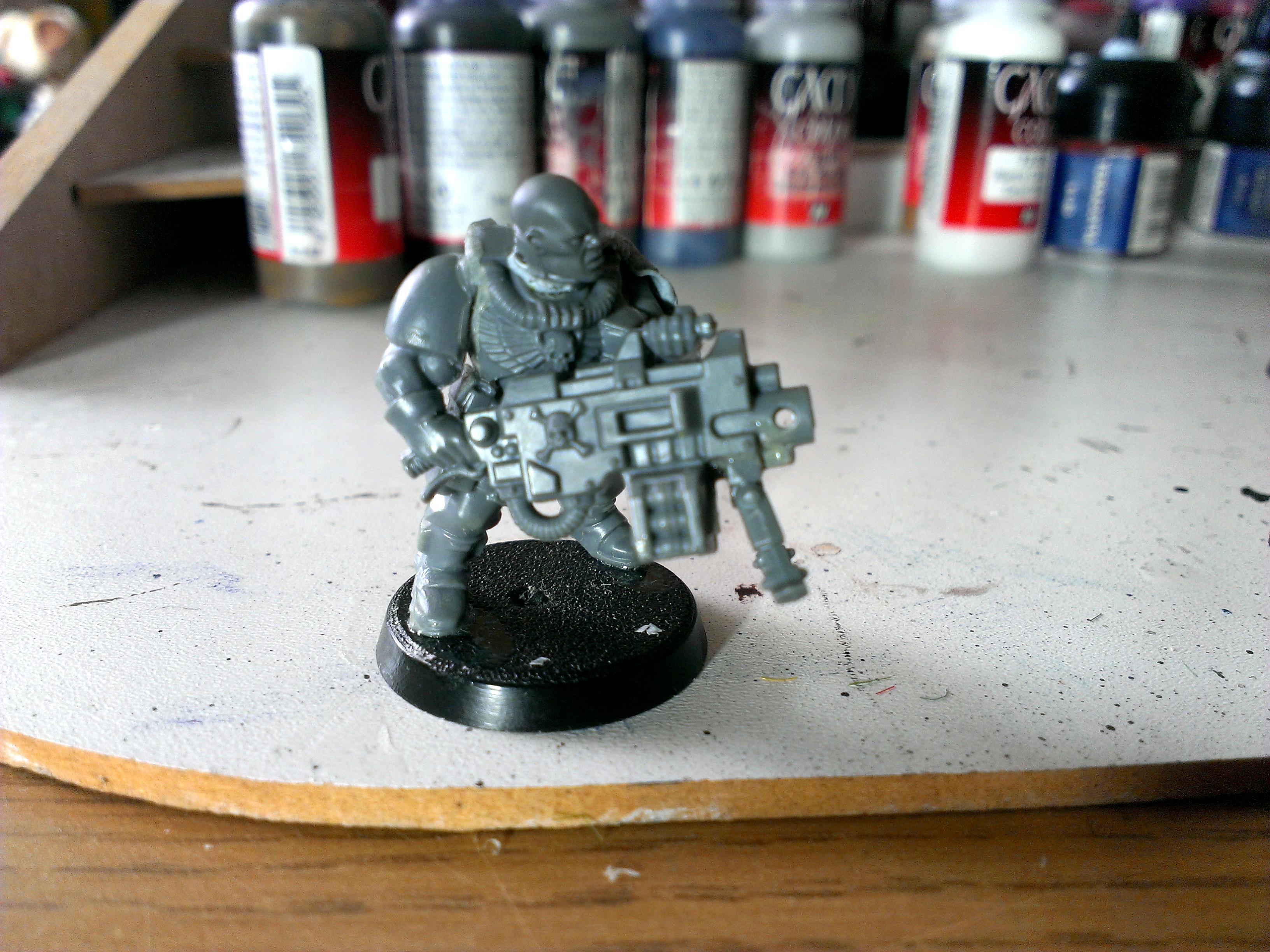 Kill Team, Scouts, Space Marines, Ultramarines, Work In Progress