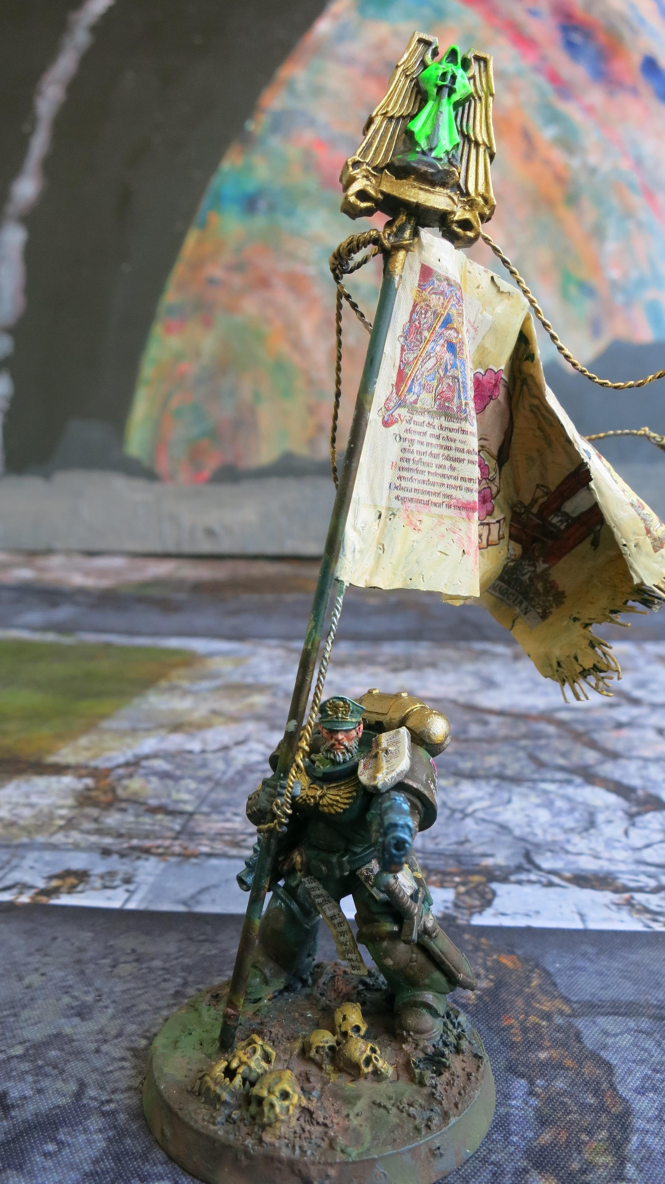 Astartes Banner, Dark Angels, Primaris Ancient
