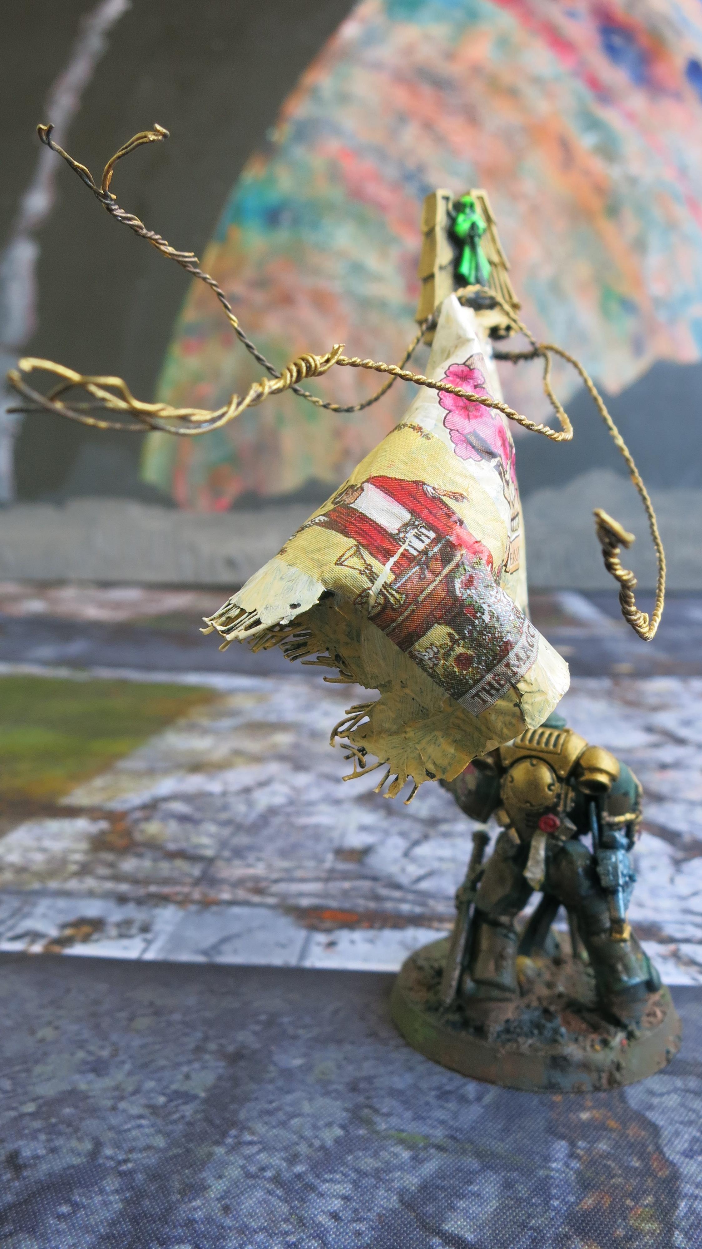 Astartes Banner, Dark Angels, Primaris Ancient
