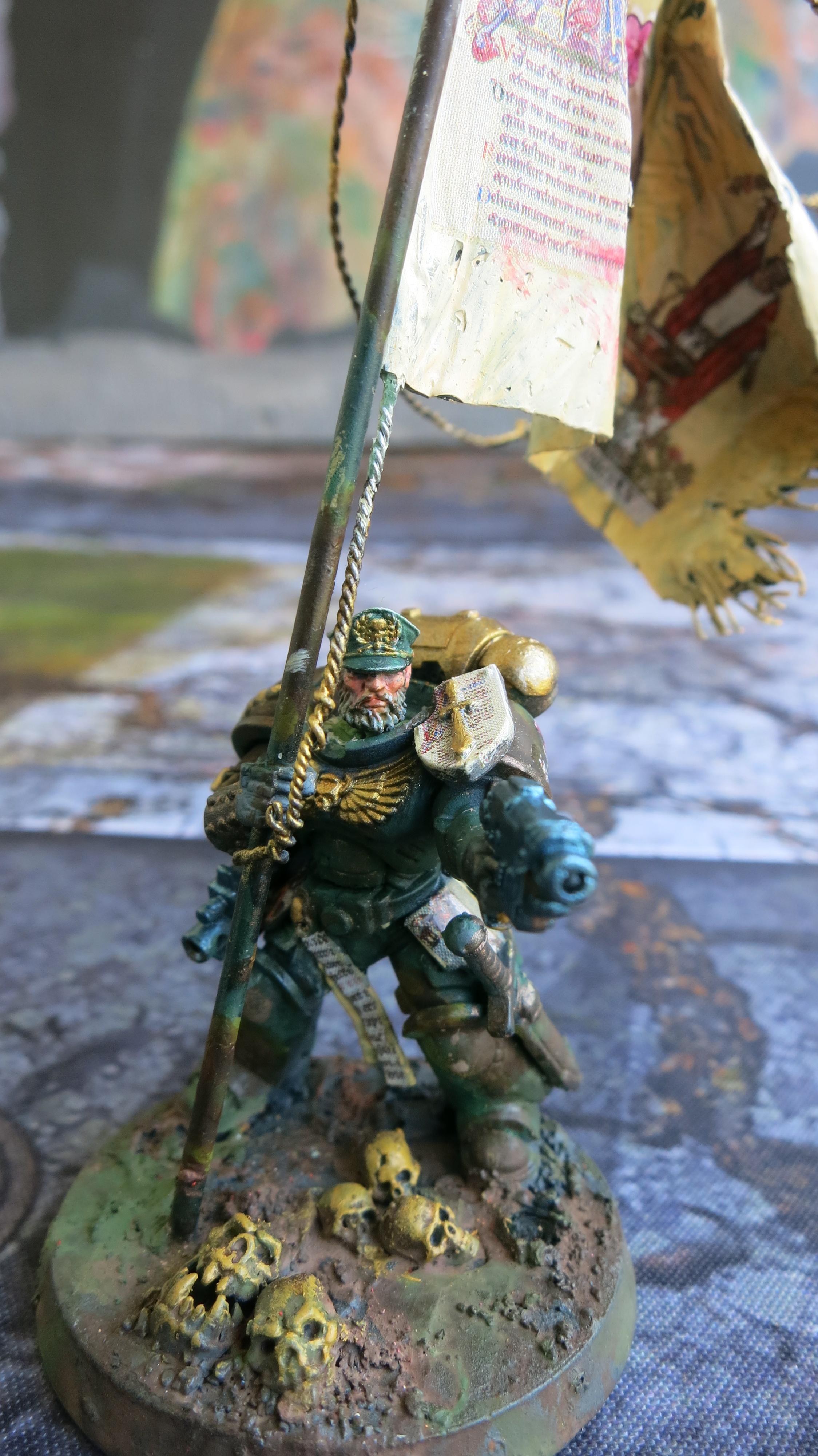 Astartes Banner, Dark Angels, Primaris Ancient