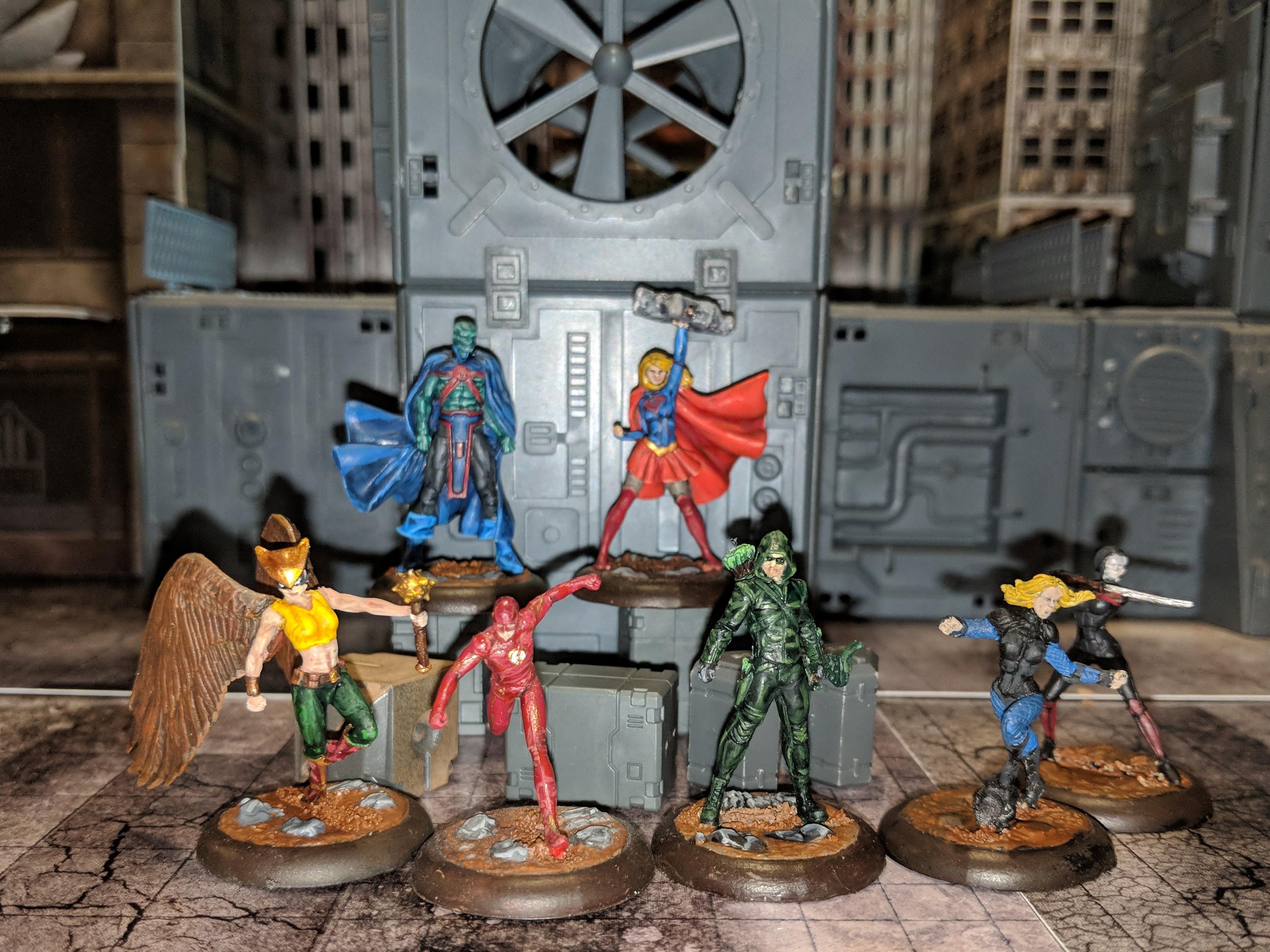 Dc, Justice League, Knight Models, Superheroes