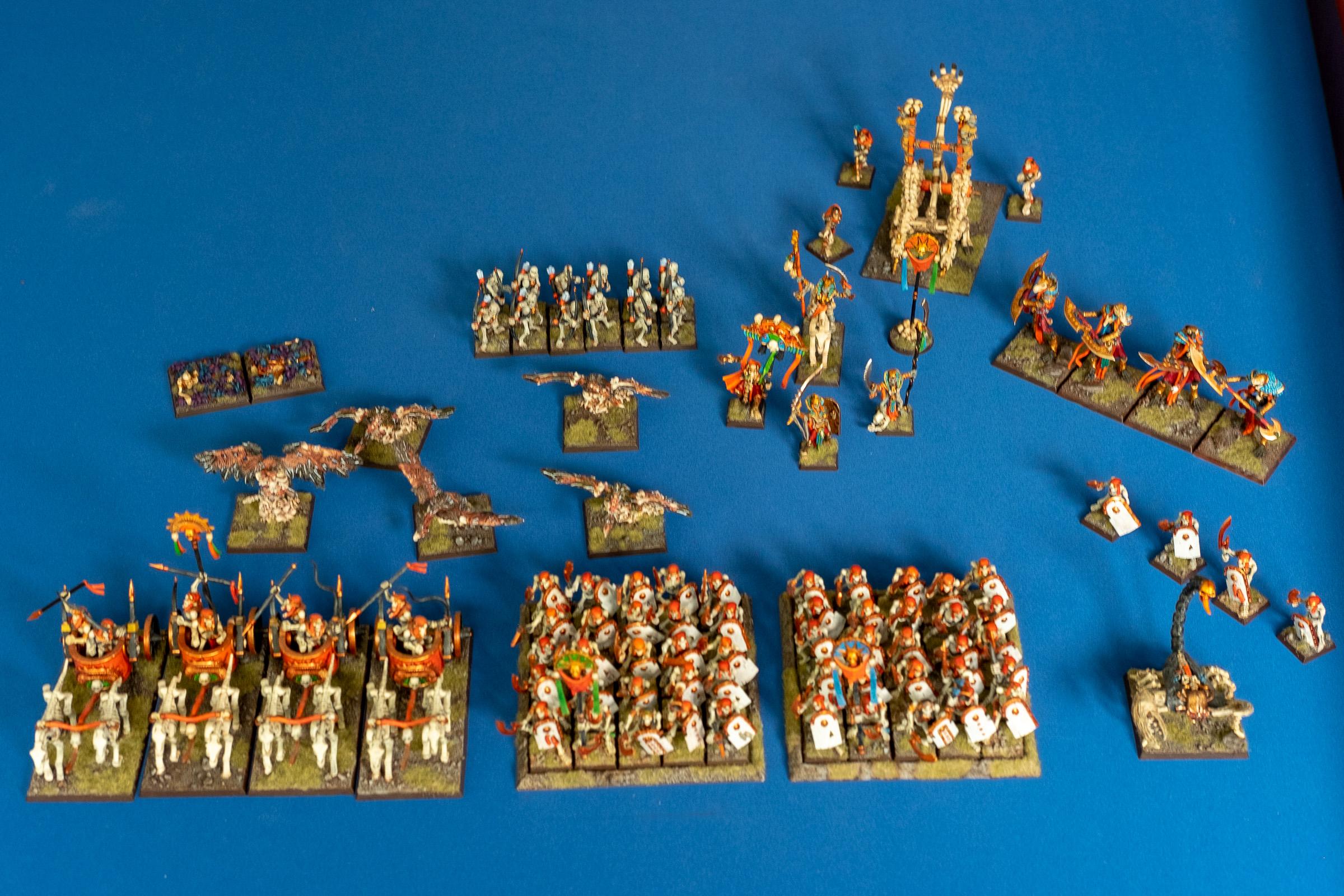 Tomb Kings, painted models