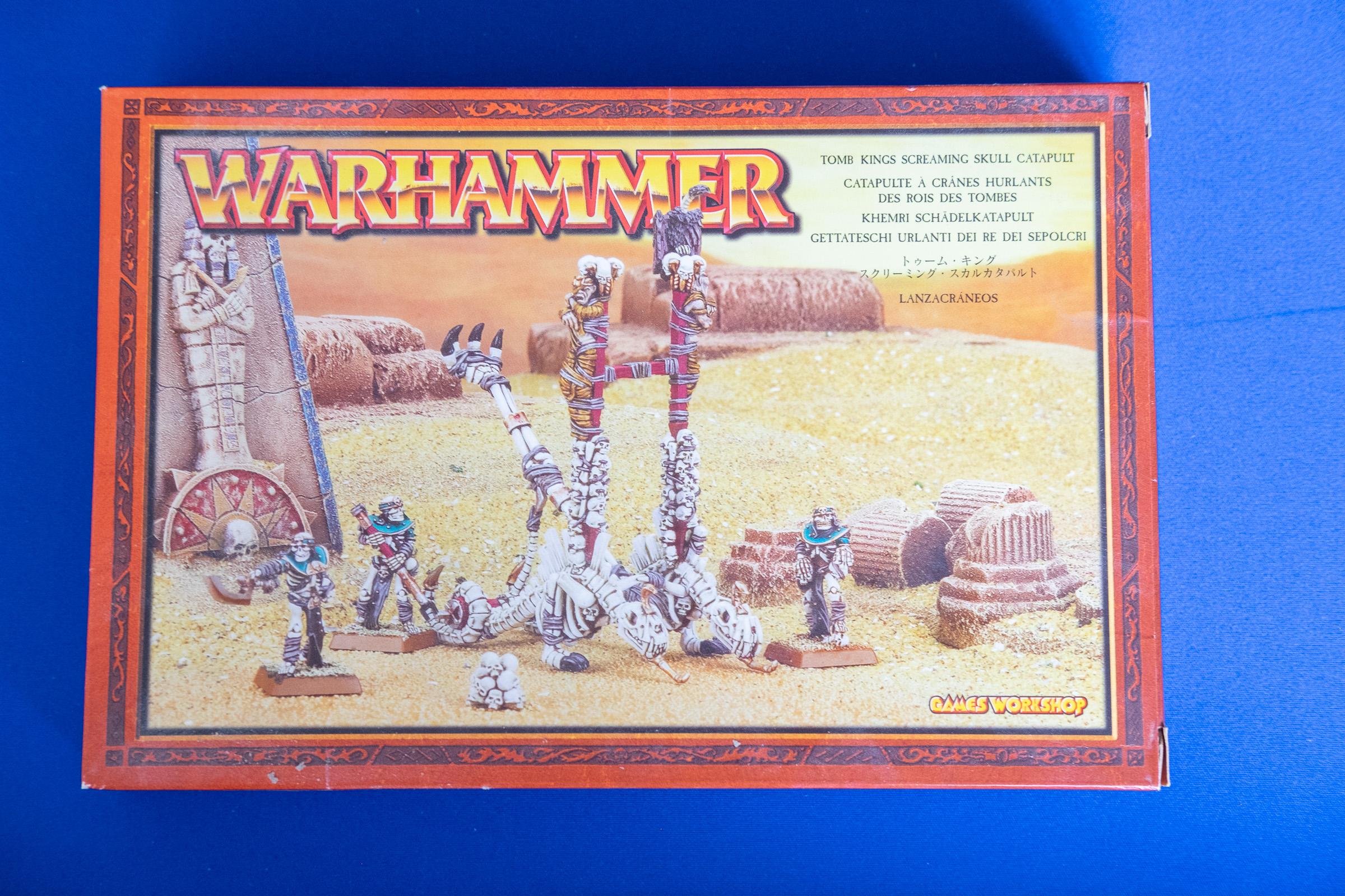 Tomb Kings, catapult boxed