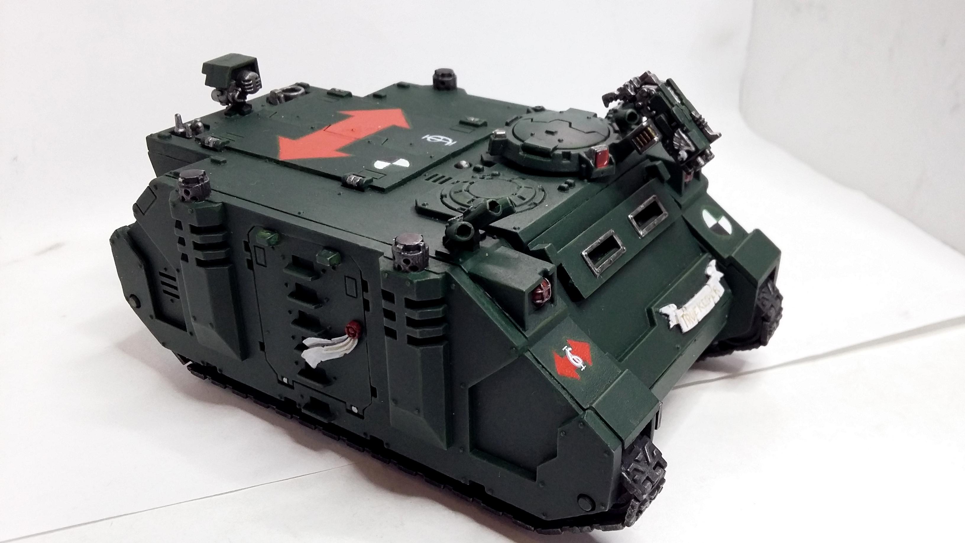 Angel, Bolter, Dark, Freehand, Rhino, Space, Space Marines, Storm, Transport