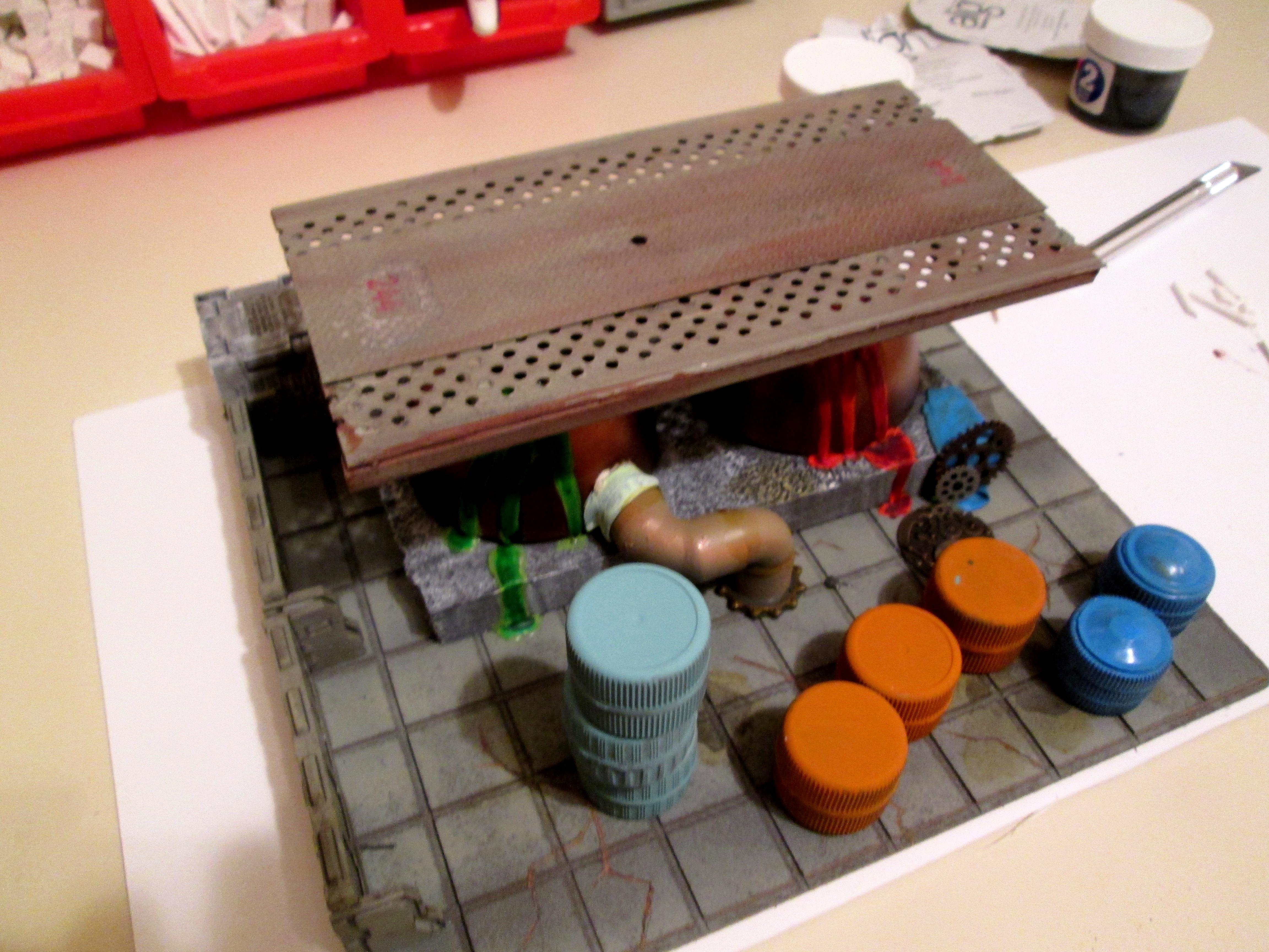 Industrial, Necromunda, Promethium, Terrain, Works