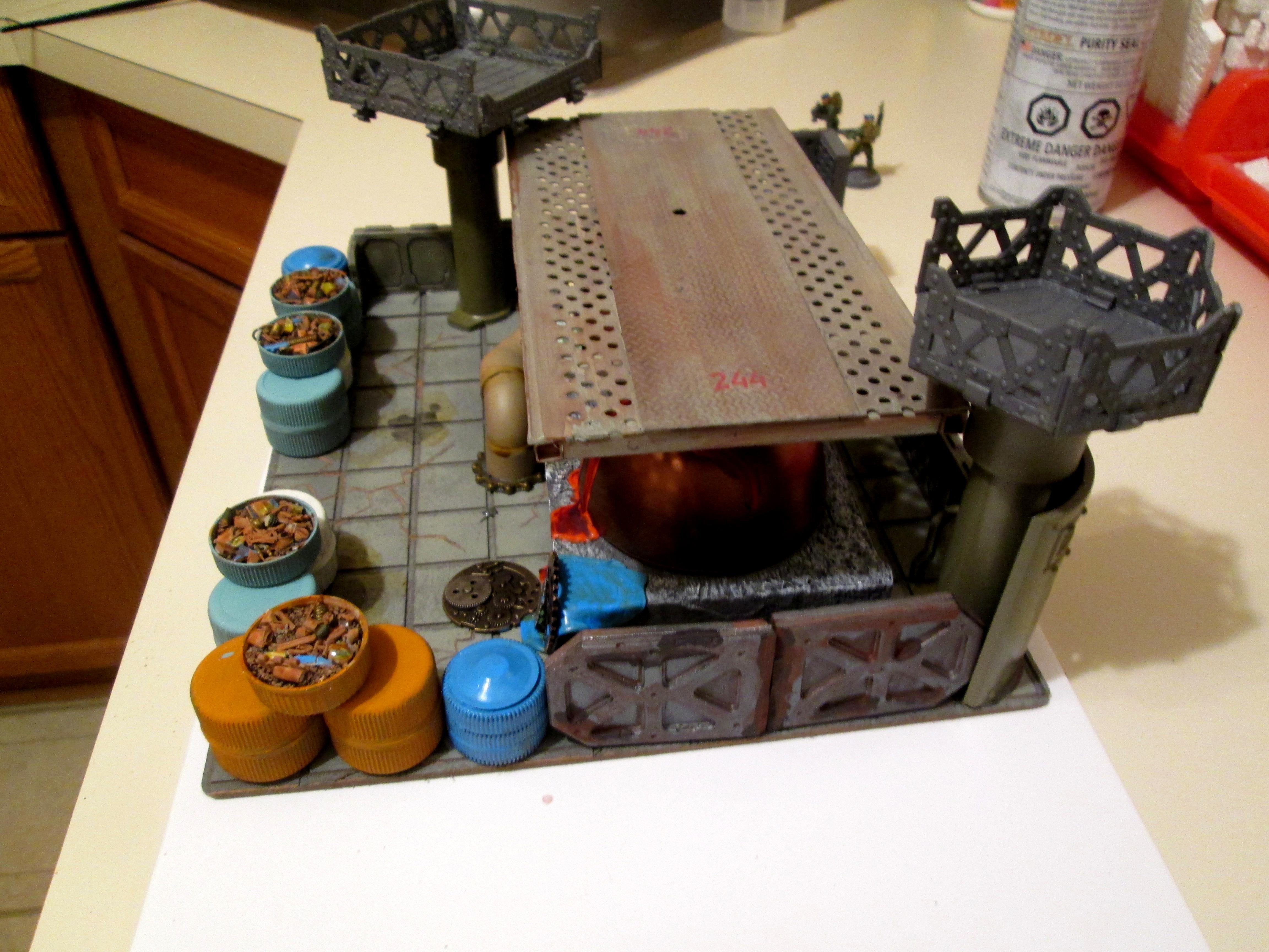 Industrial, Necromunda, Promethium, Terrain, Works