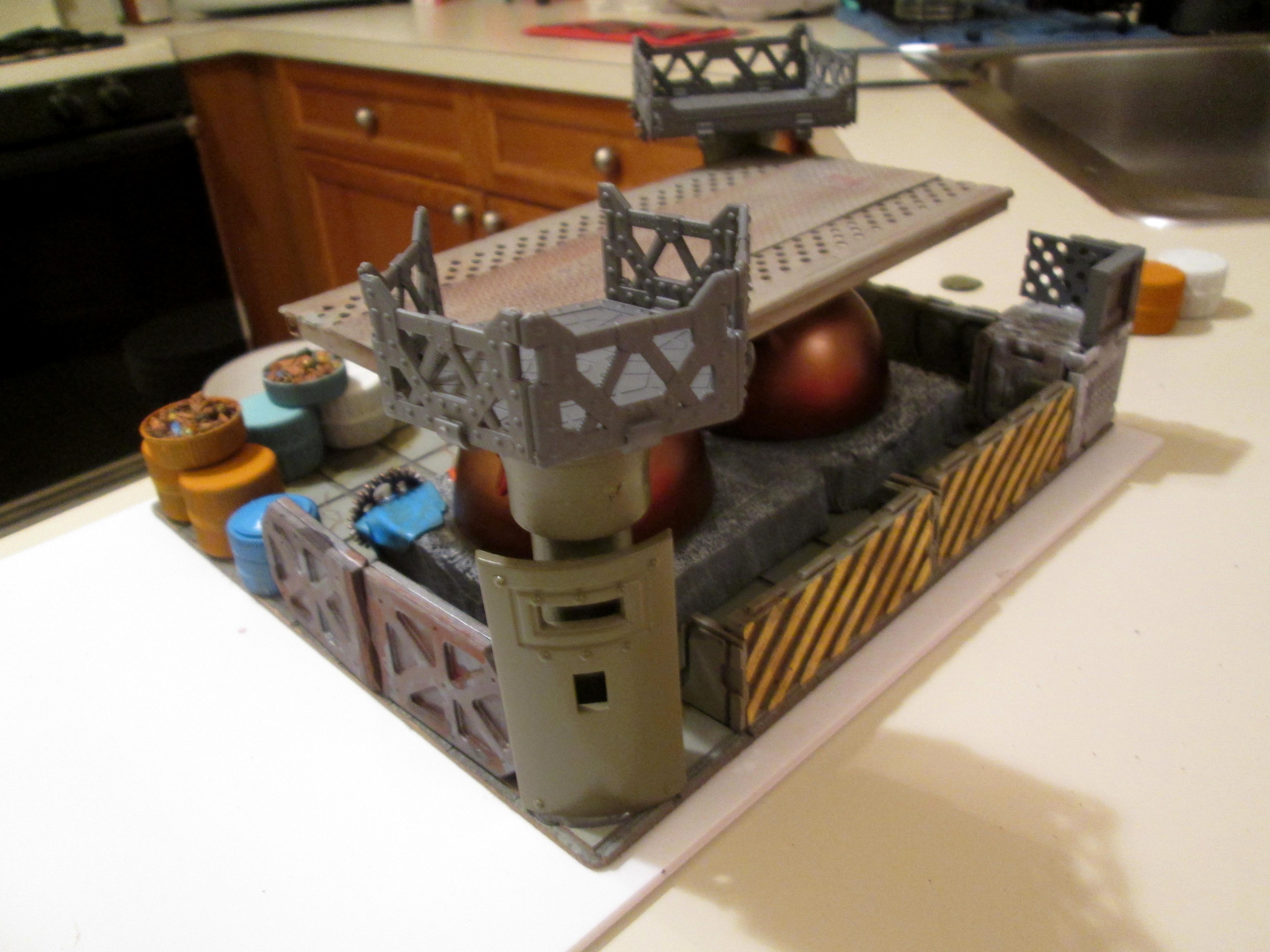Industrial, Necromunda, Promethium, Terrain, Works