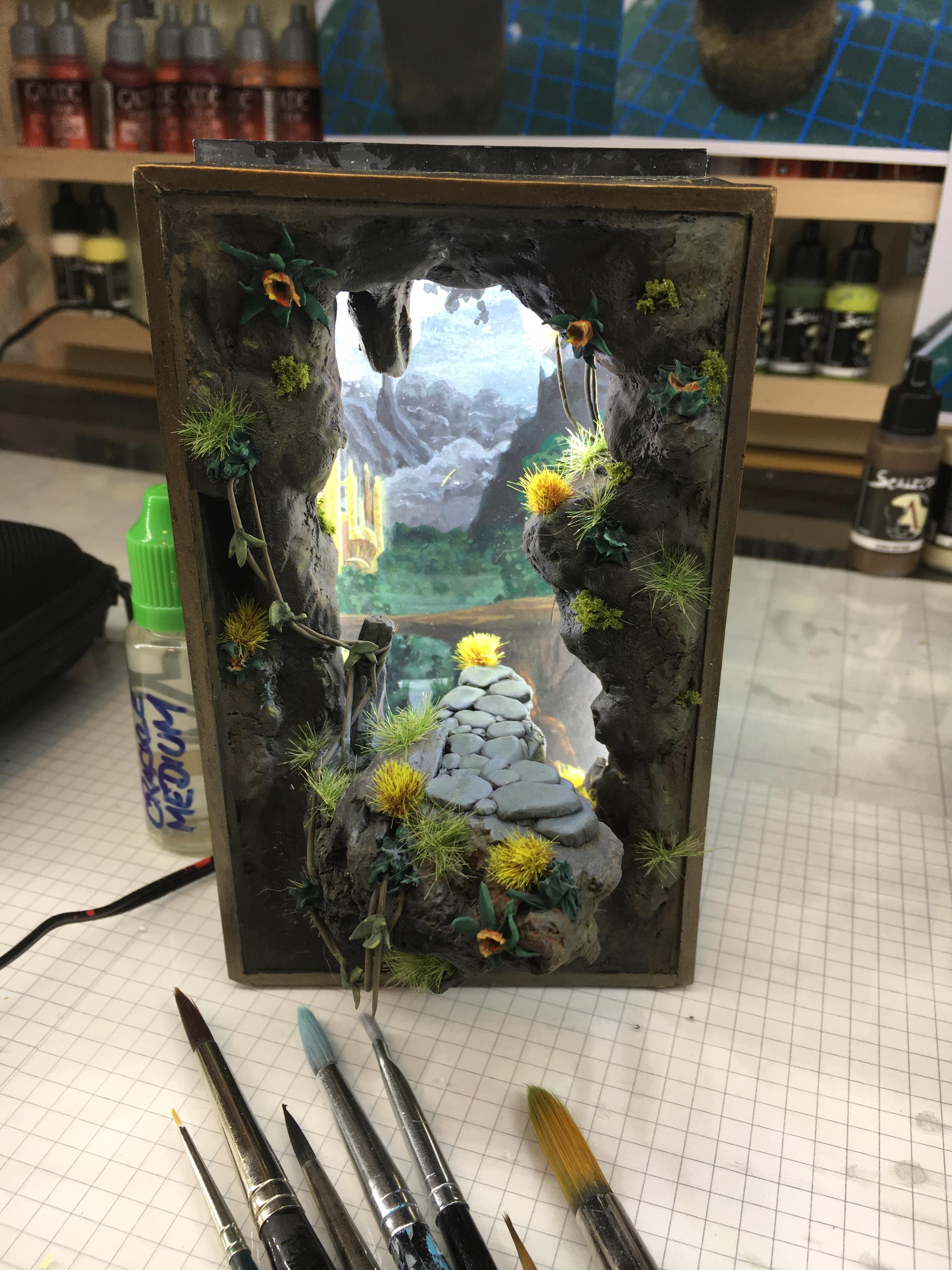 Diorama, brighter light