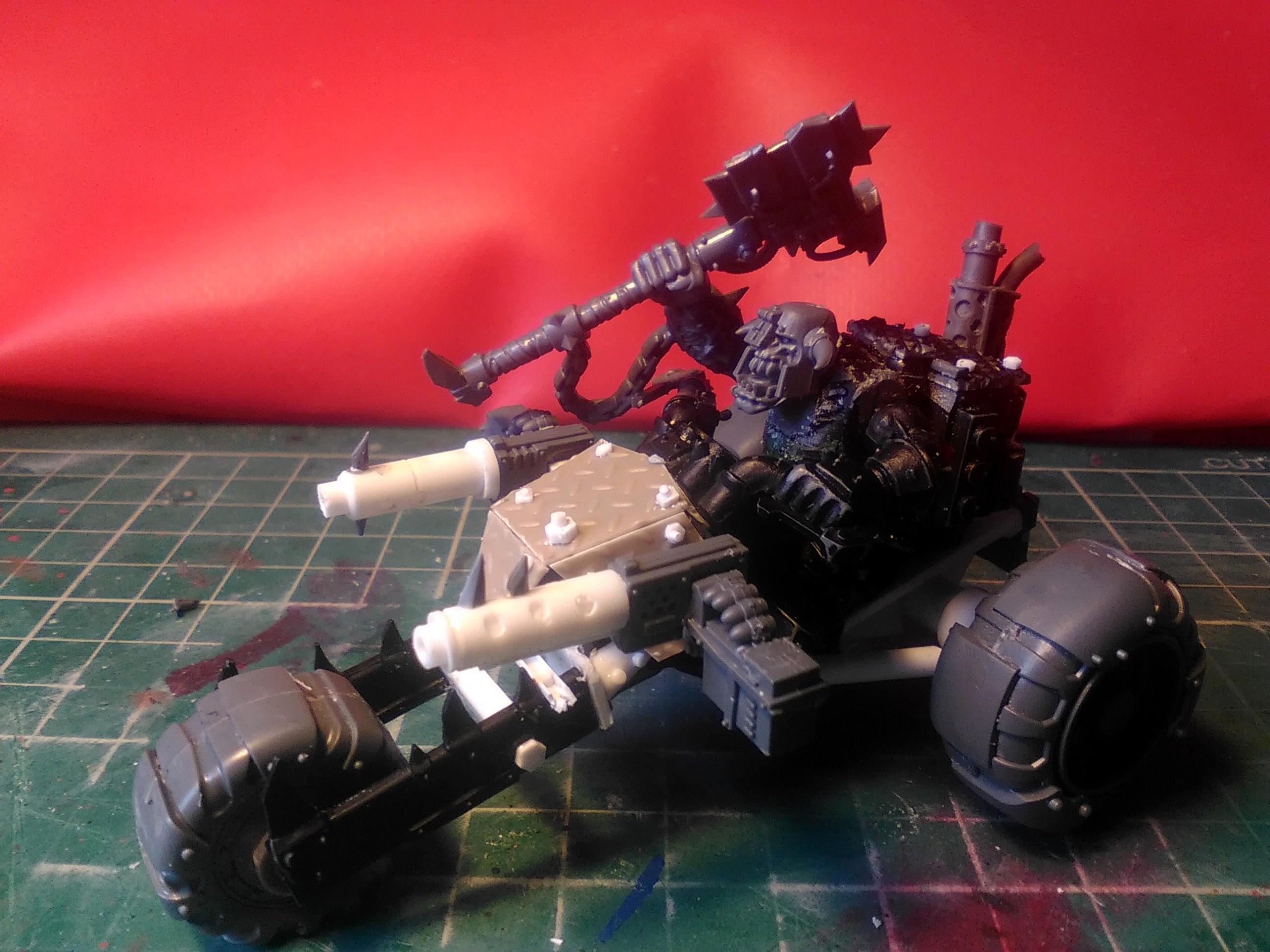 Bike, Conversion, Deffkopta, Grot Conversion, Grots, Kitbash, Kitbashed, Ork Conversion, Ork Conversions, Ork Coustom Made Vehicles, Orks, Scratch Build, Warhammer 40,000
