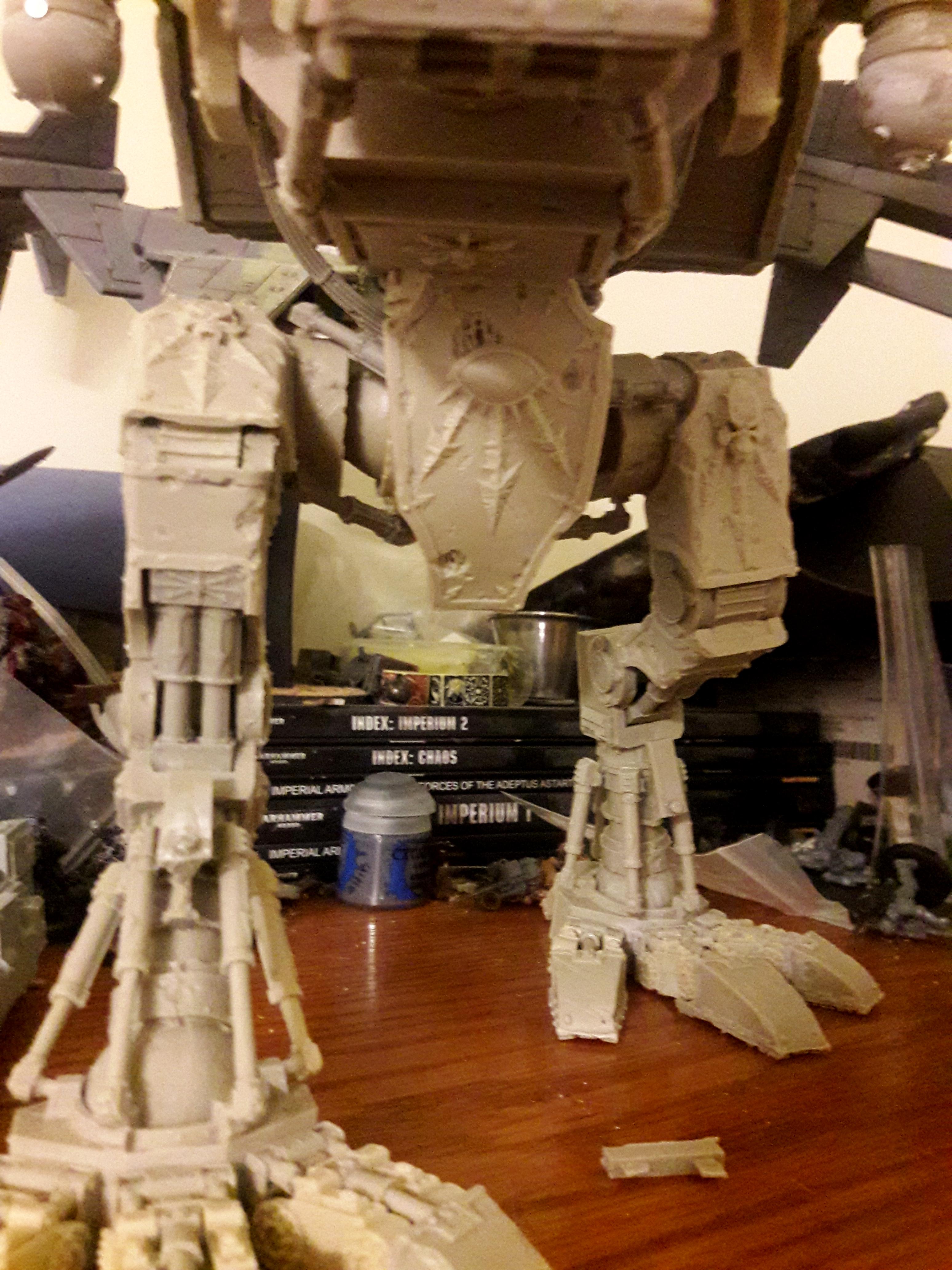 Chaos Warhound Titan, Legio Mortis, Titan