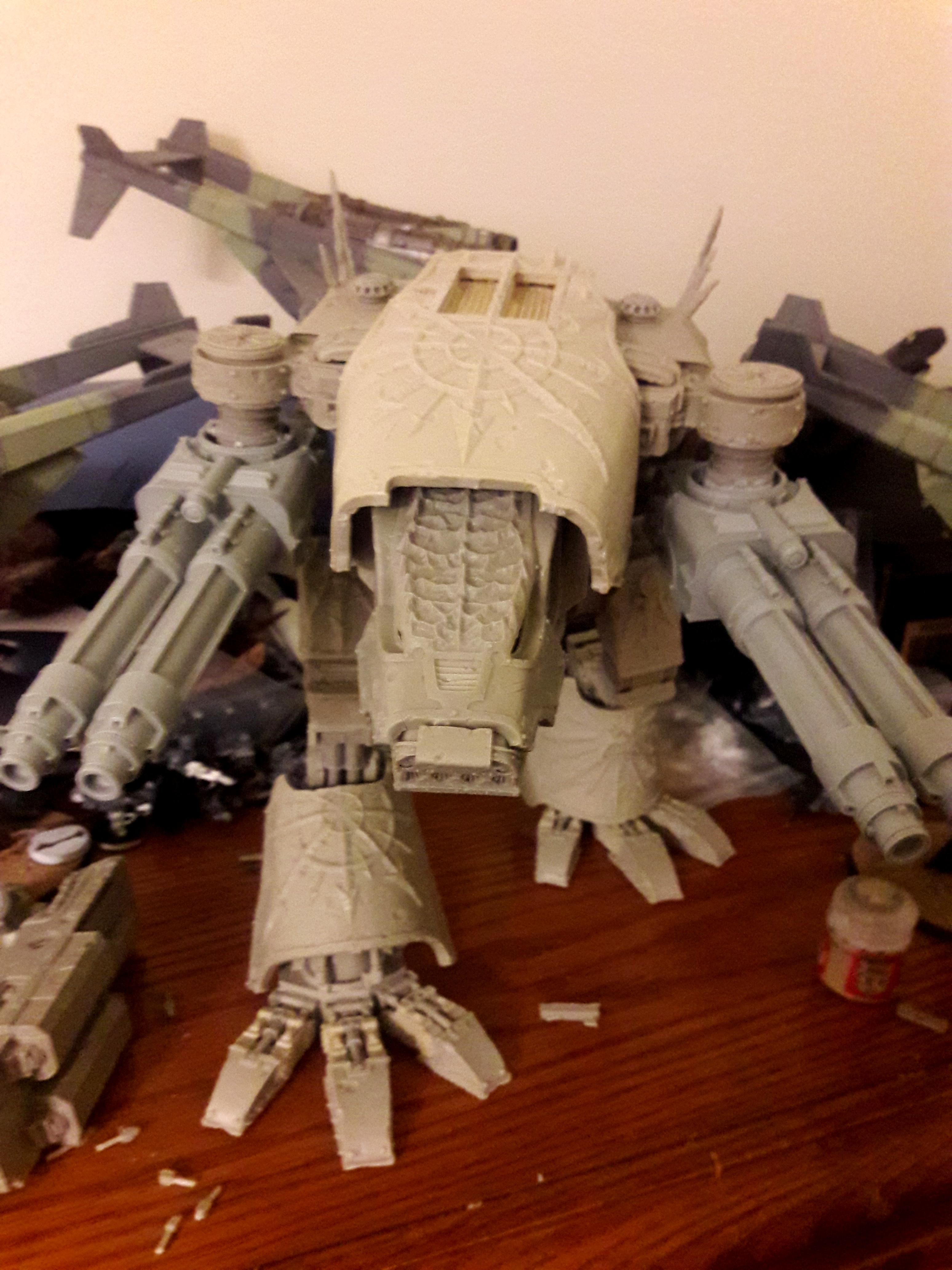 Chaos Warhound Titan, Legio Mortis, Titan