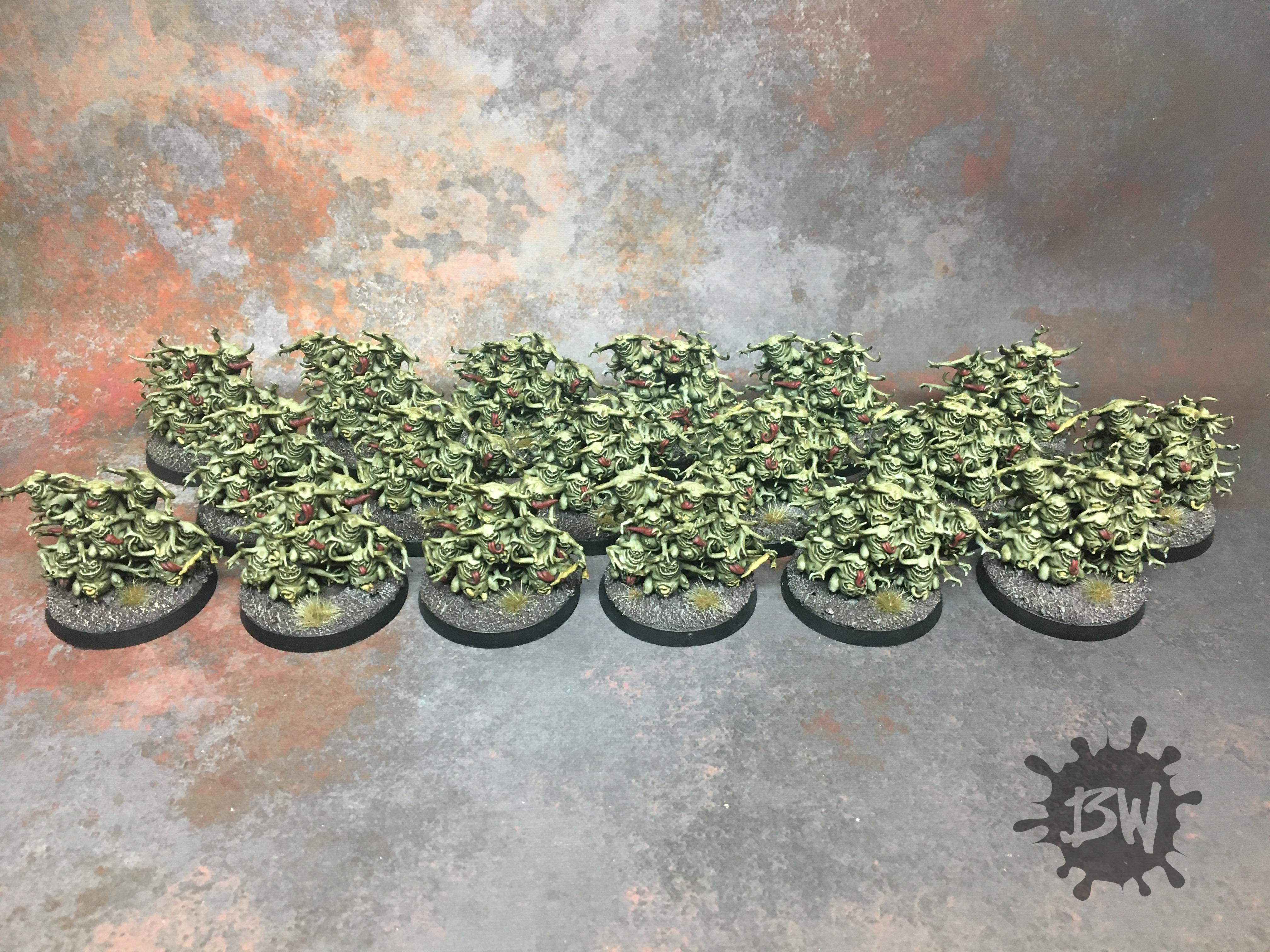 Chaos, Daemons, Nurglings, Warhammer 40,000