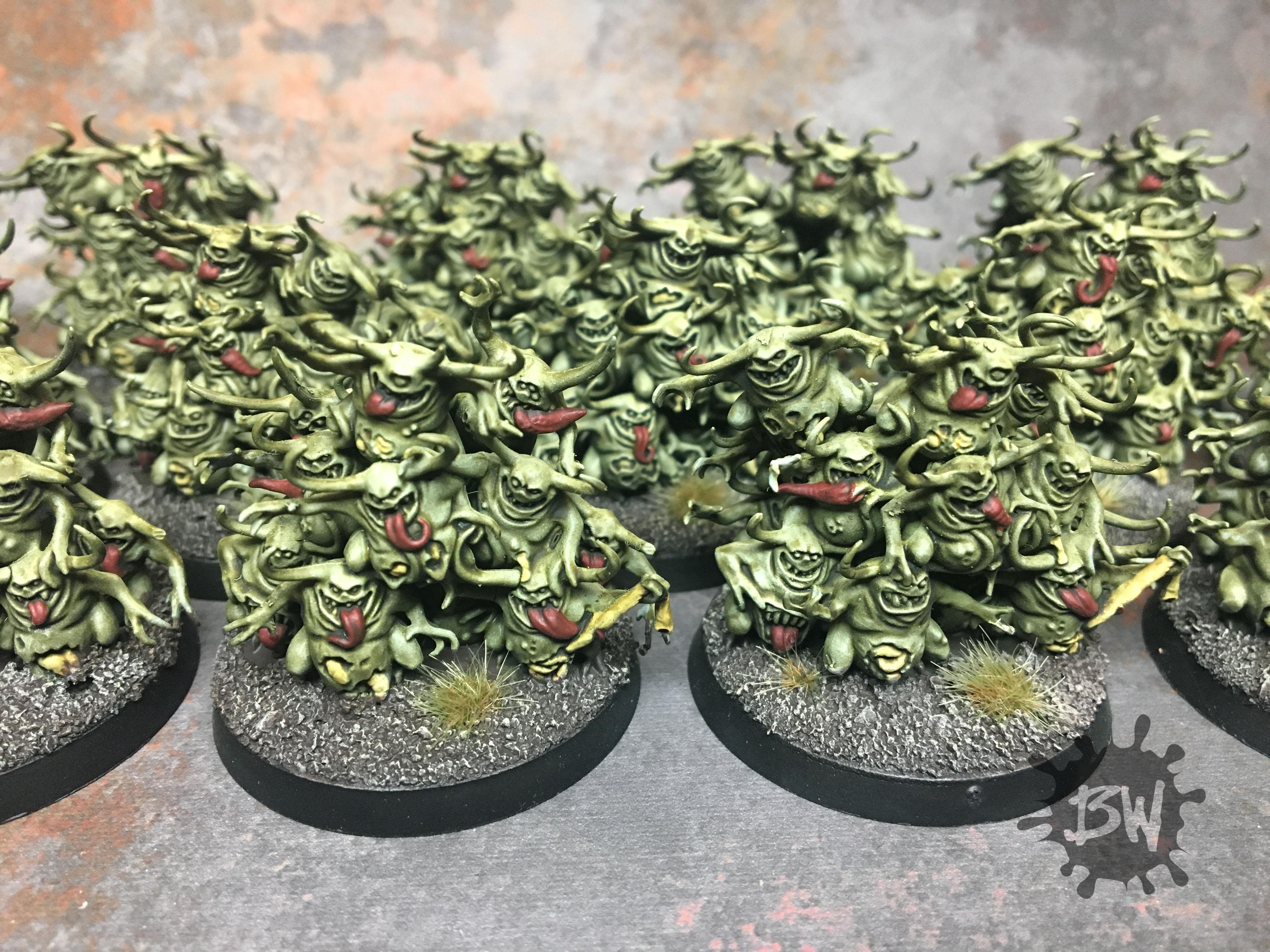 Chaos, Daemons, Nurglings, Warhammer 40,000