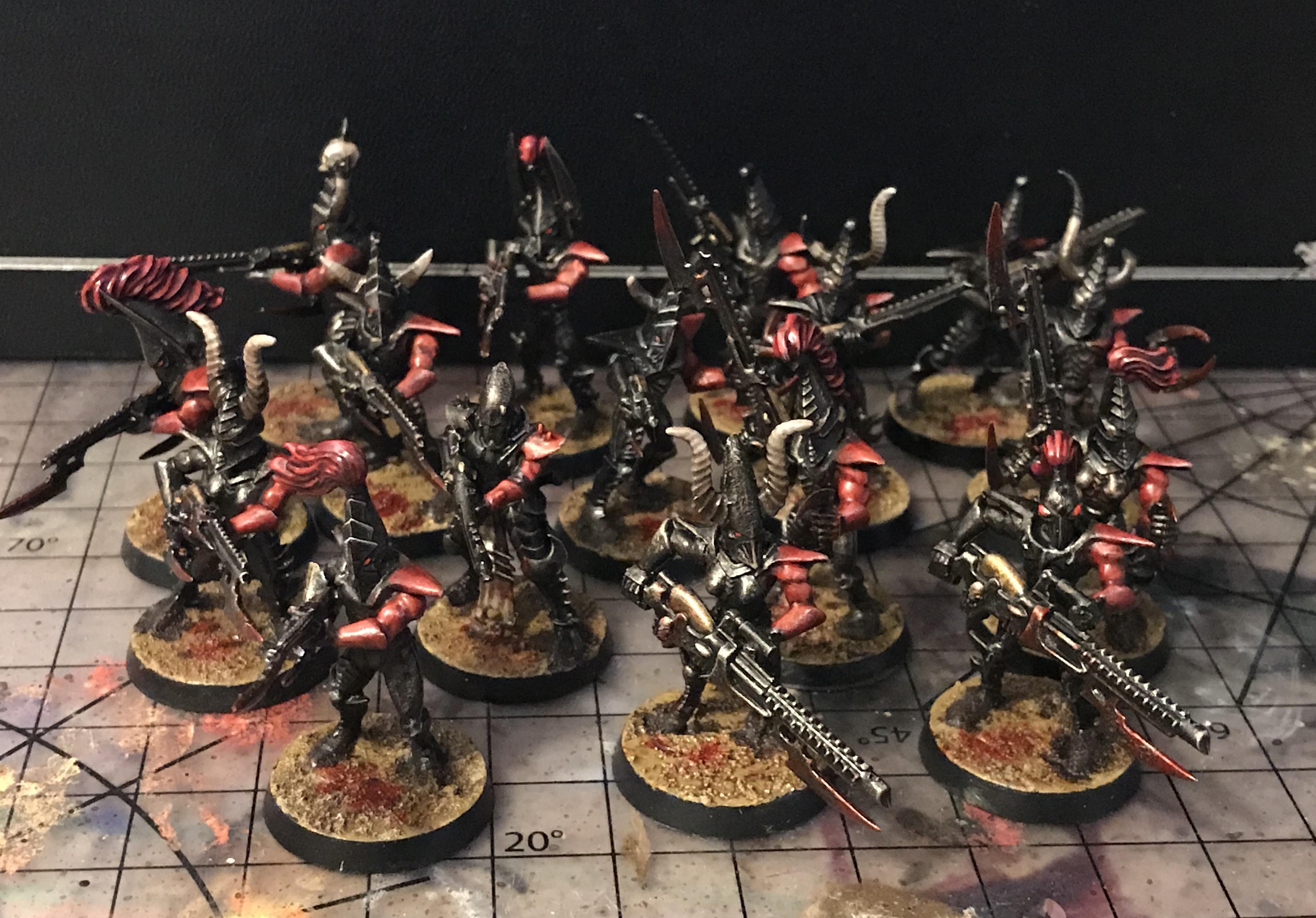 Battle, Colour Scheme, Corsairs, Dark, Darkness, Drukhari, Eldar, Elves, Grim, Horrors, Kabal, Kabalite, Raiders, Realspace, Red, Striking, Warhammer 40,000, Warhammer Fantasy, Warriors