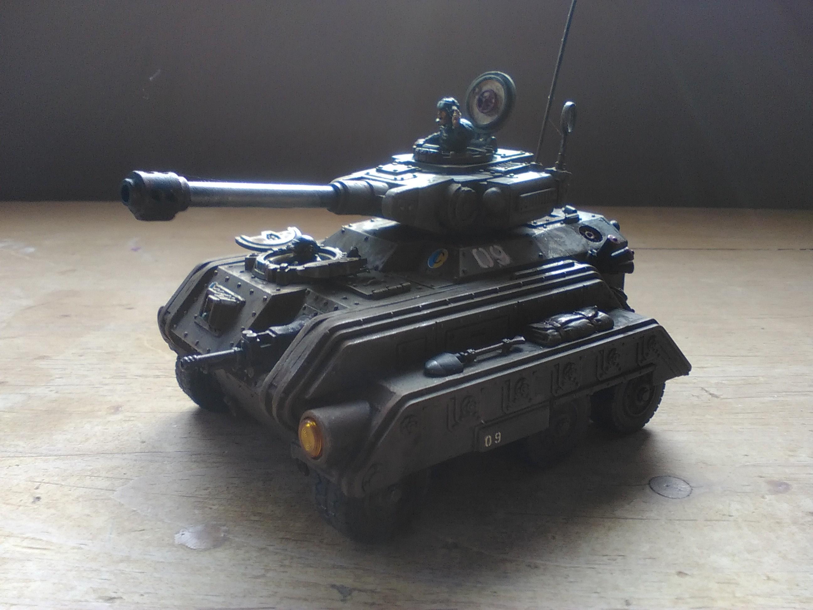 40k Chimera Conversion, Cadians, Command Vehicle, Converted Chimera, Imperial Guard