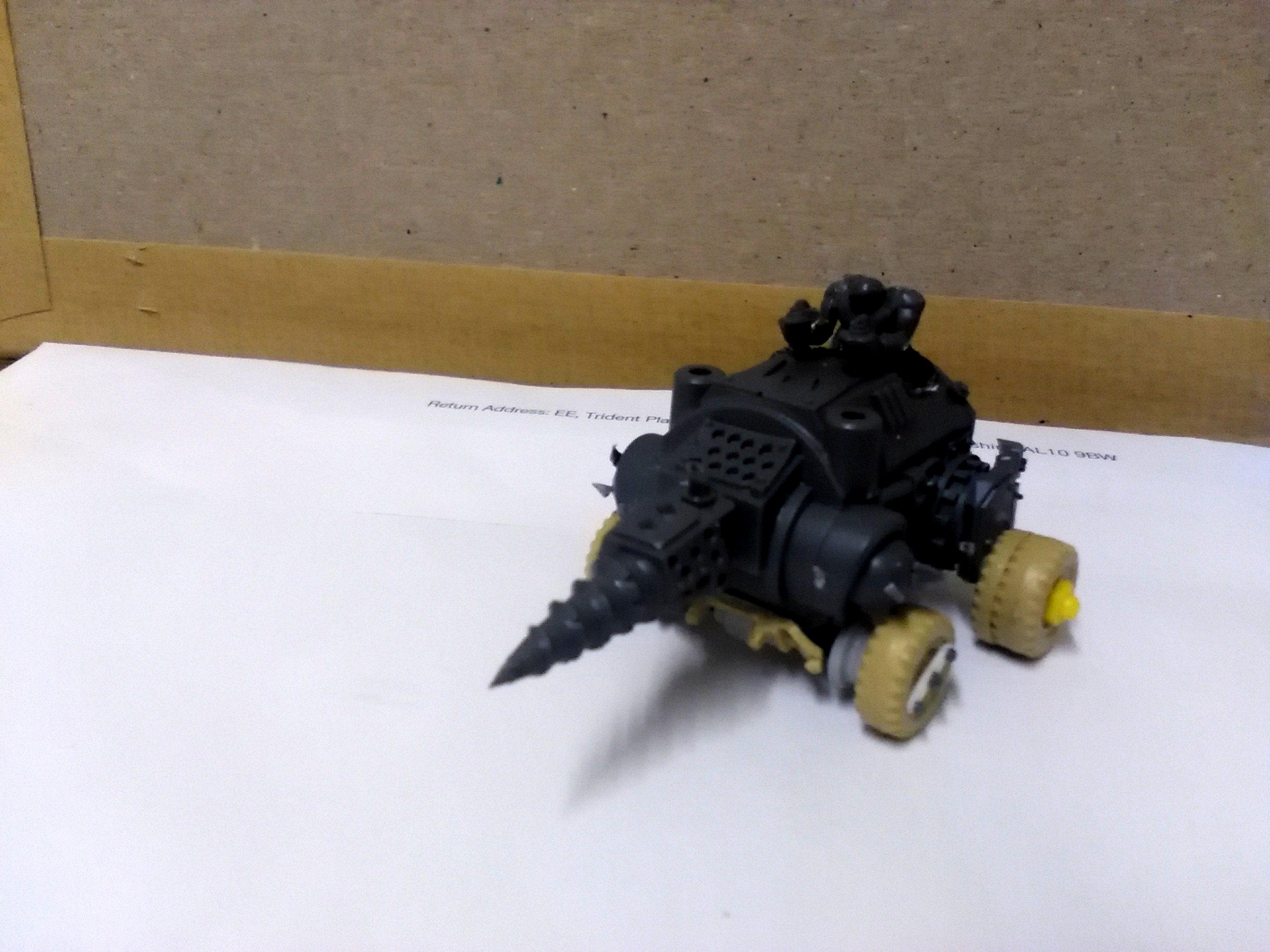 Conversion, Grot Conversion, Grots, Kitbash, Kitbashed, Ork Conversion, Ork Conversions, Ork Coustom Made Vehicles, Orks, Scratch Build, Warhammer 40,000